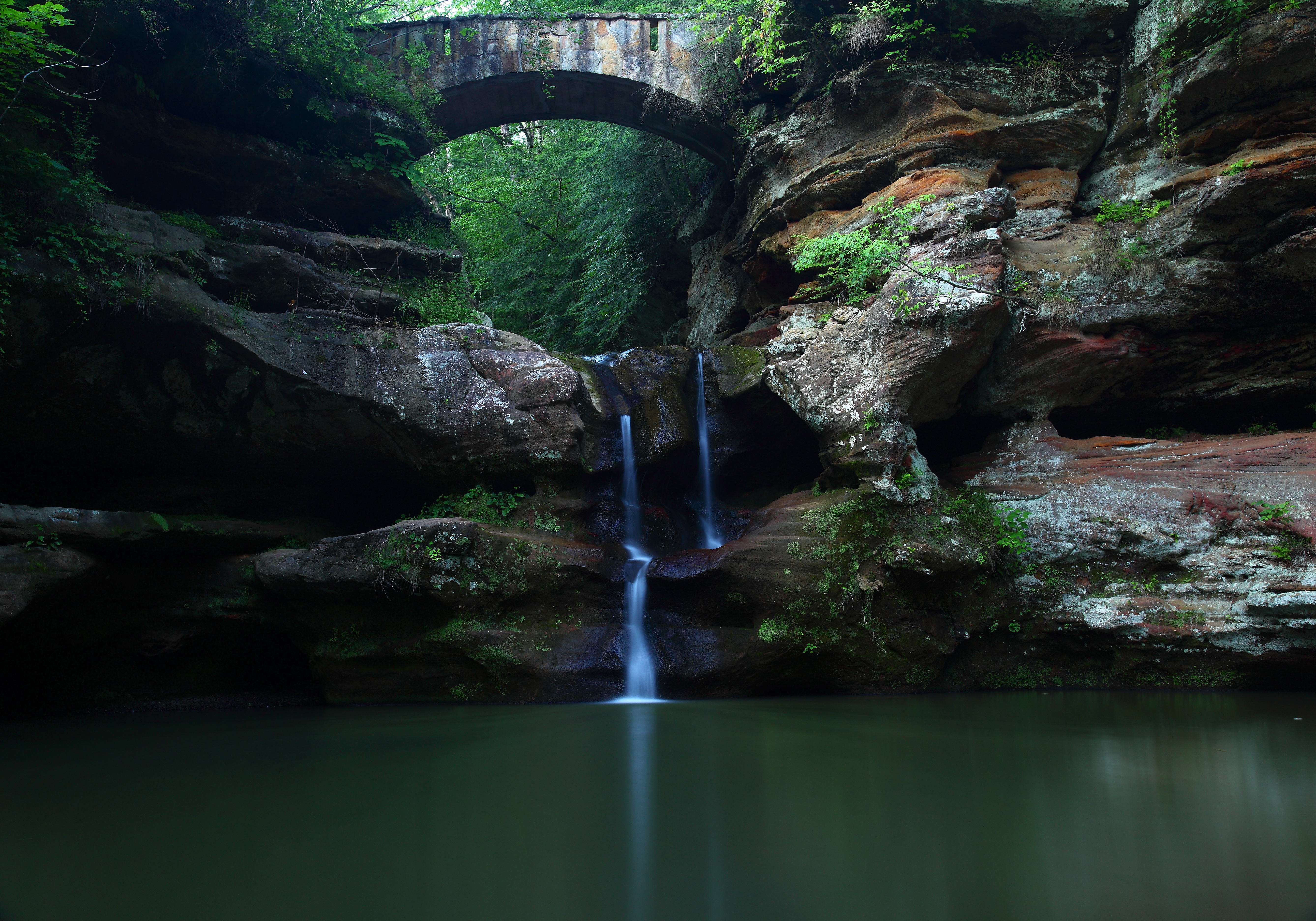 Upper Waterfalls Old Mans Cave | Waterfalls| Free Nature Pictures by ...