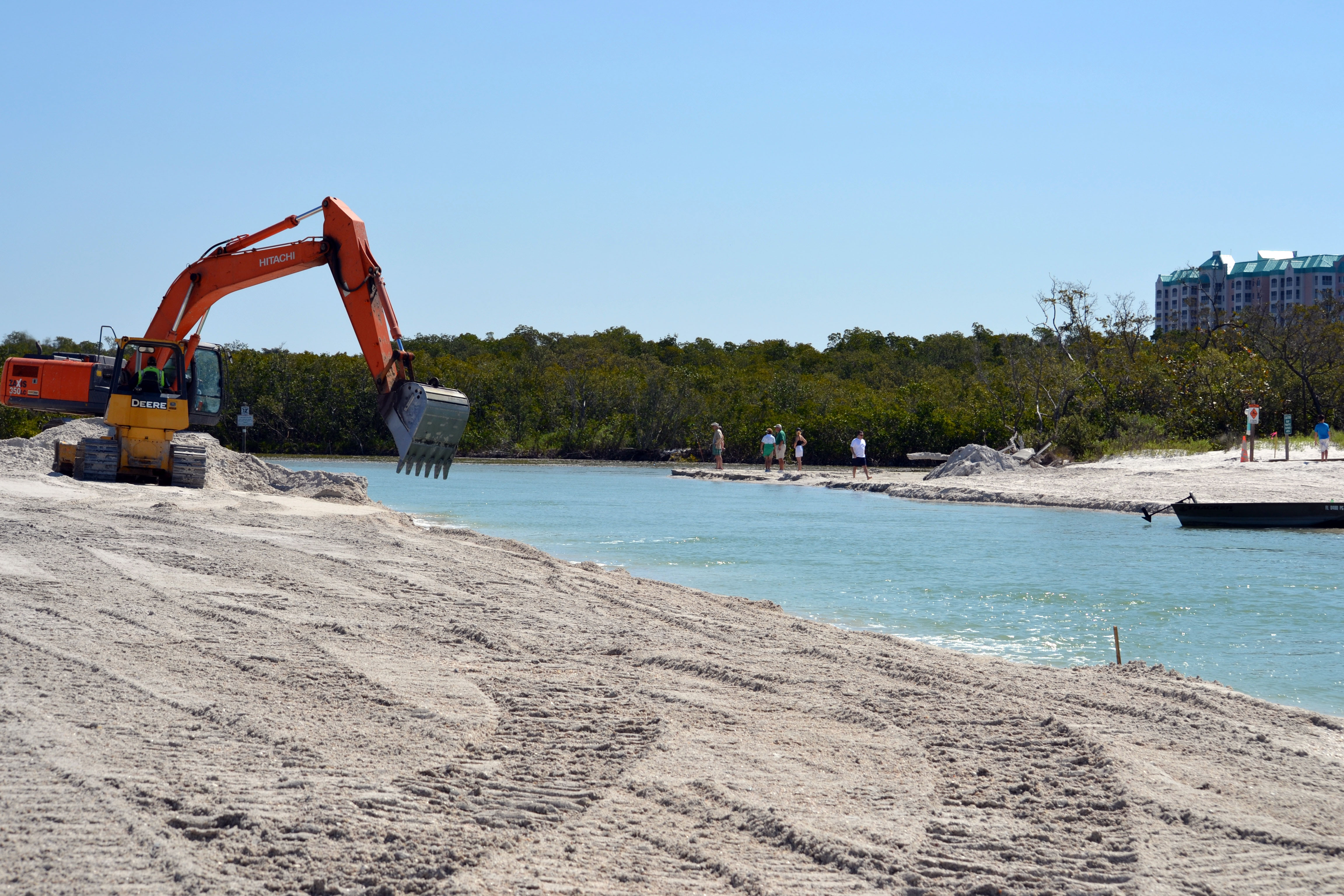 photos of water flow since dredging Clam Pass in Collier County ...