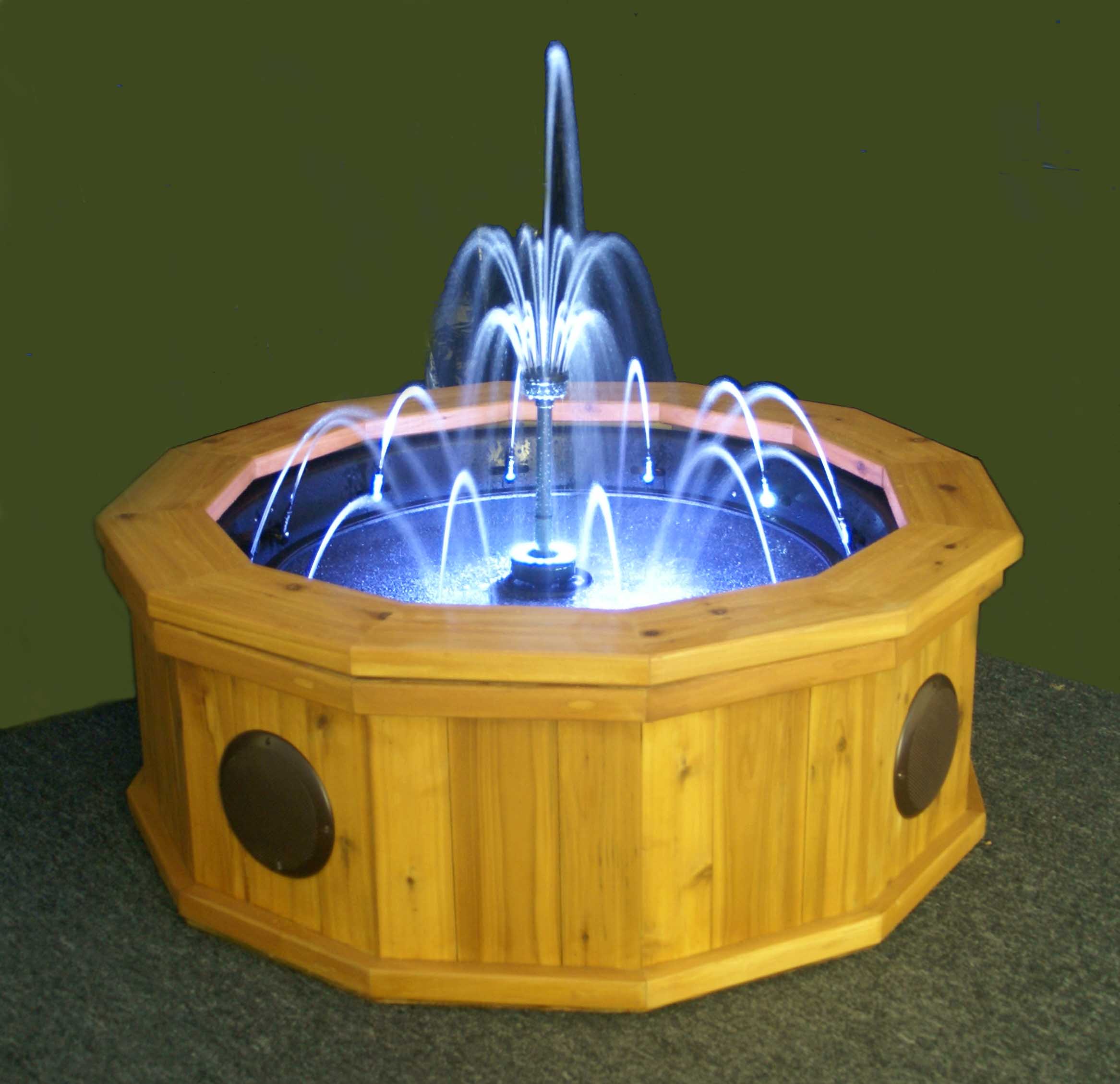 Reclaimed Cedar Model - Magical Water Fountains