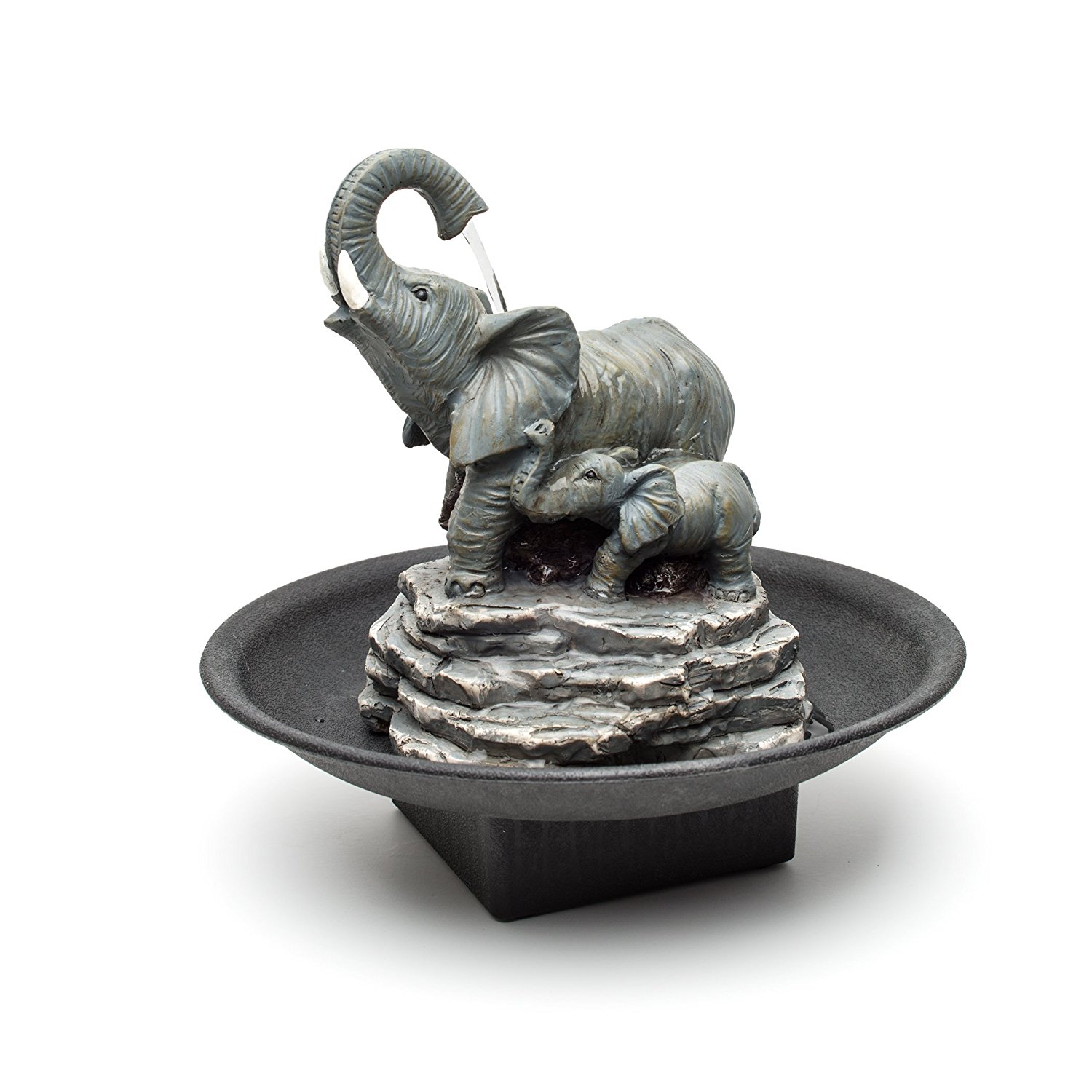Amazon.com : Decor Desk Elephant Watering Hole Fountain - Water ...