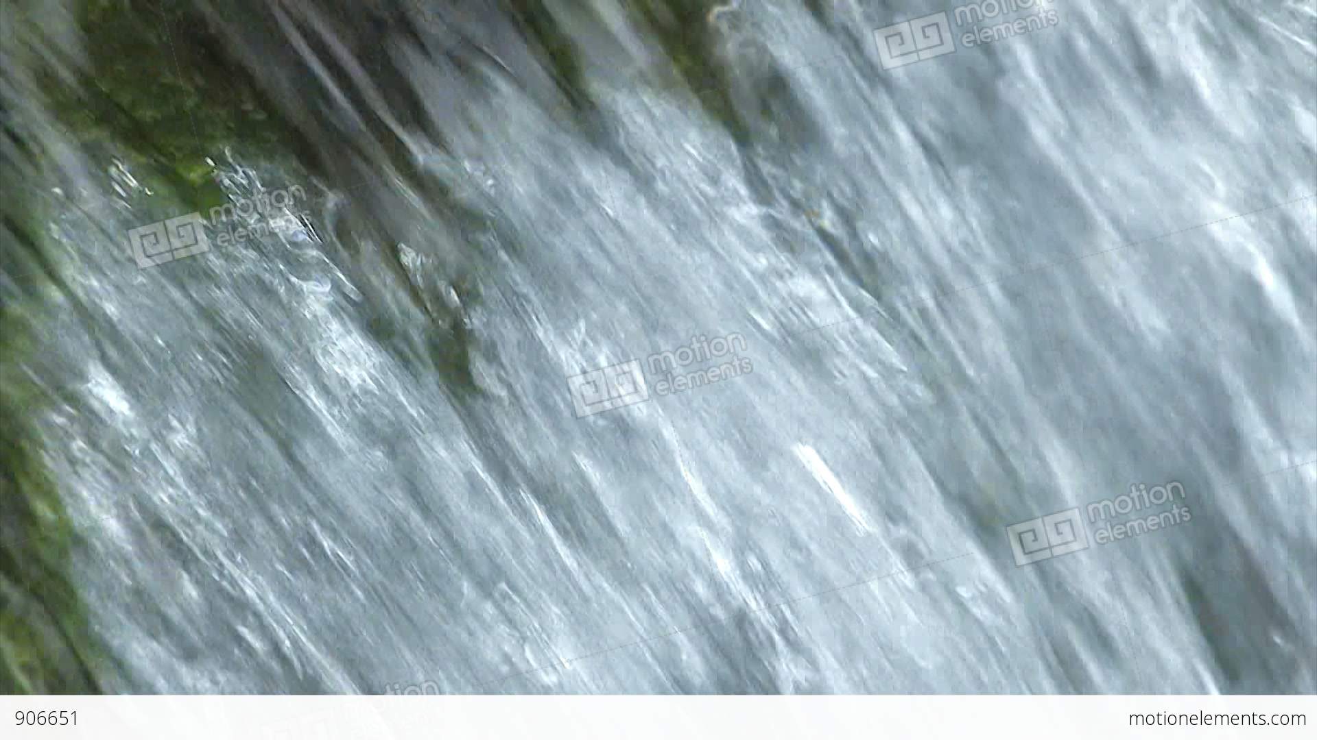 Water Movement Of TheSmall Waterfall,in Okutama River,Slow Motion ...