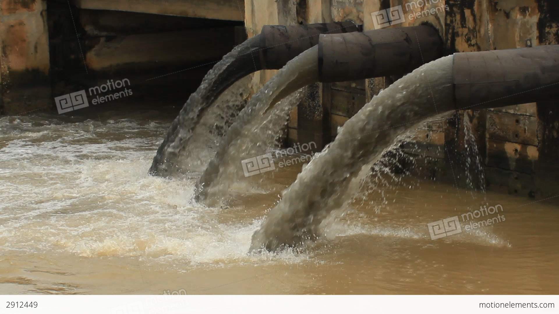 Water Pollution Stock video footage | 2912449