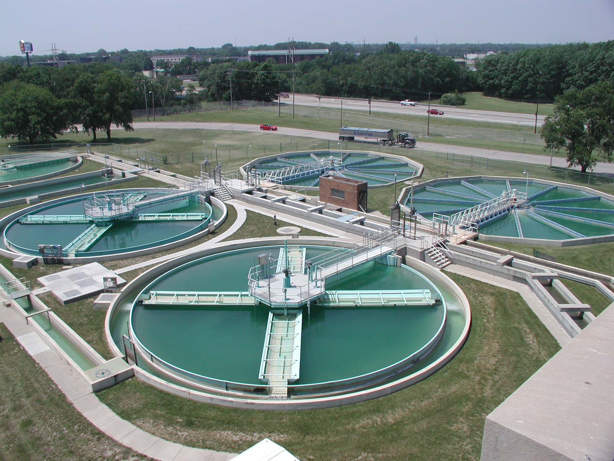 Water processing plant photo