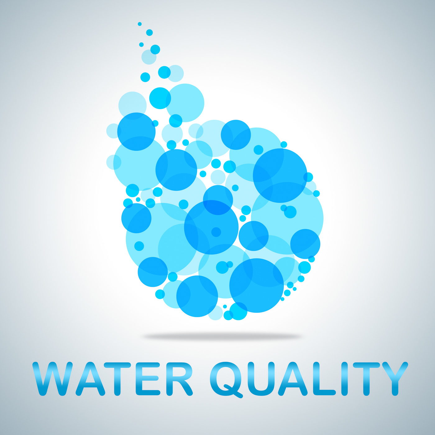Water quality represents approve perfection and checked photo