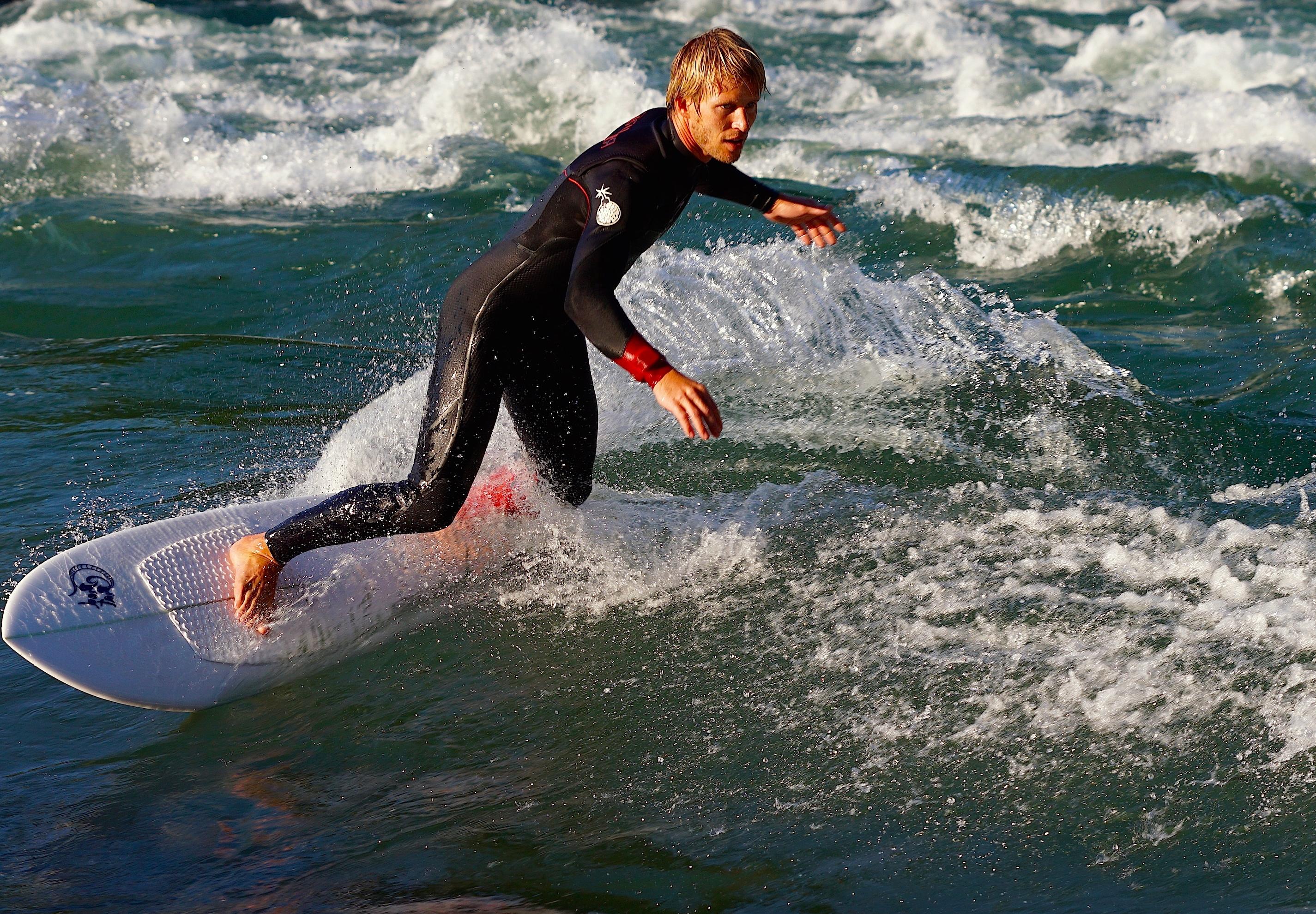 Free picture: water, sport, man, surfing, extreme, beach, sea, ocean