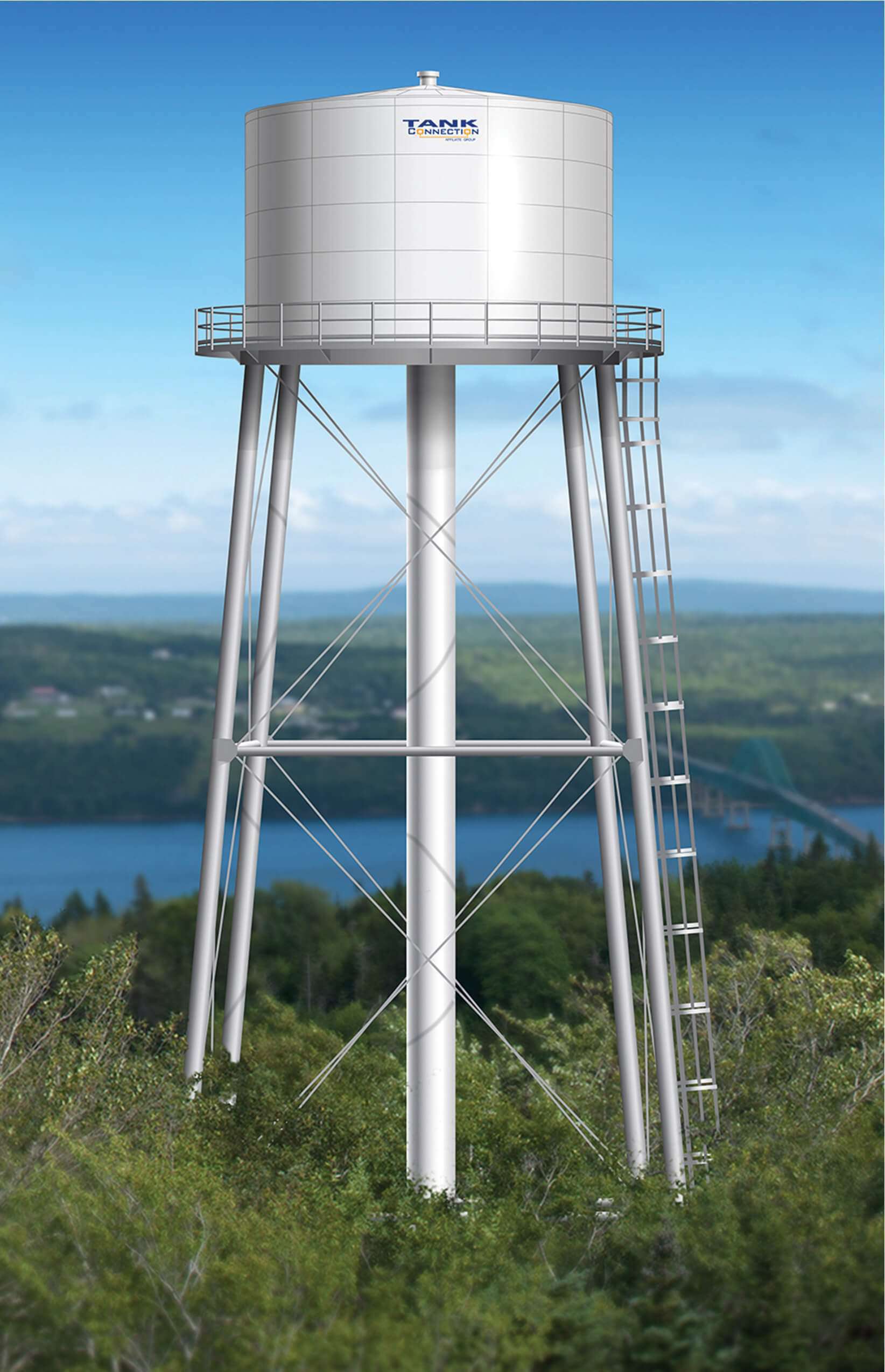 Elevated Water Tanks | Steel Water Storage Tank | Tank Connection