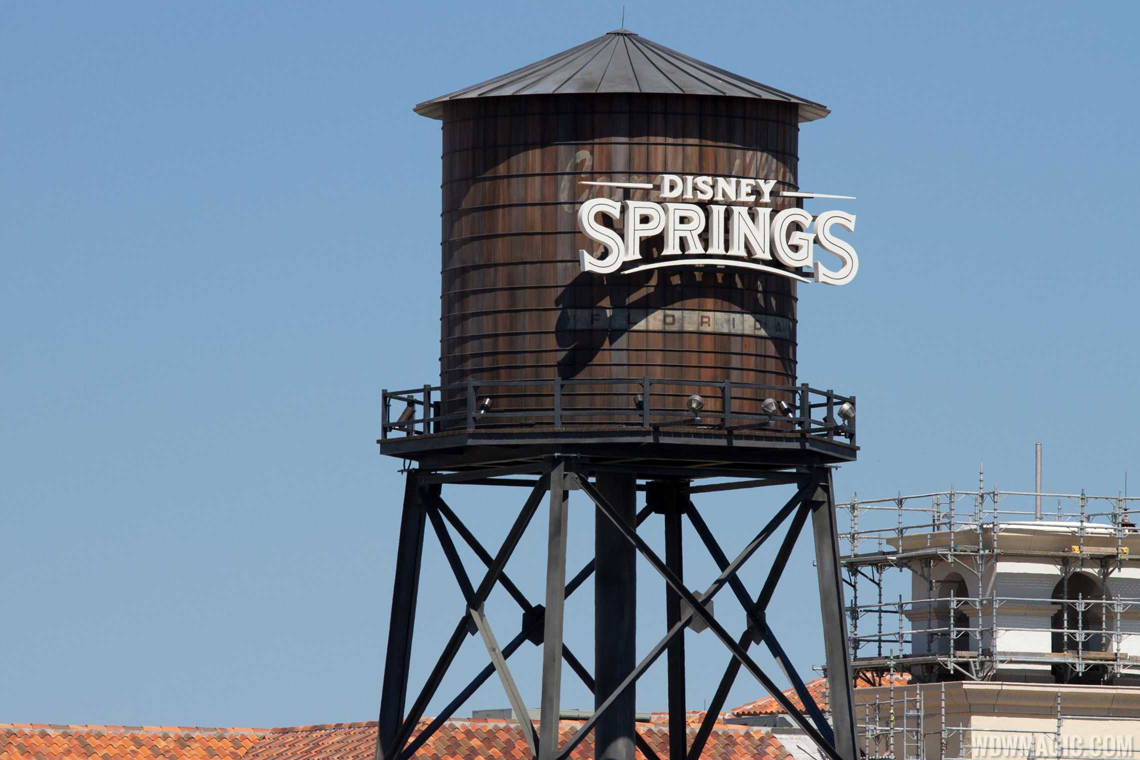 PHOTOS - Water tower arrives at Disney Springs