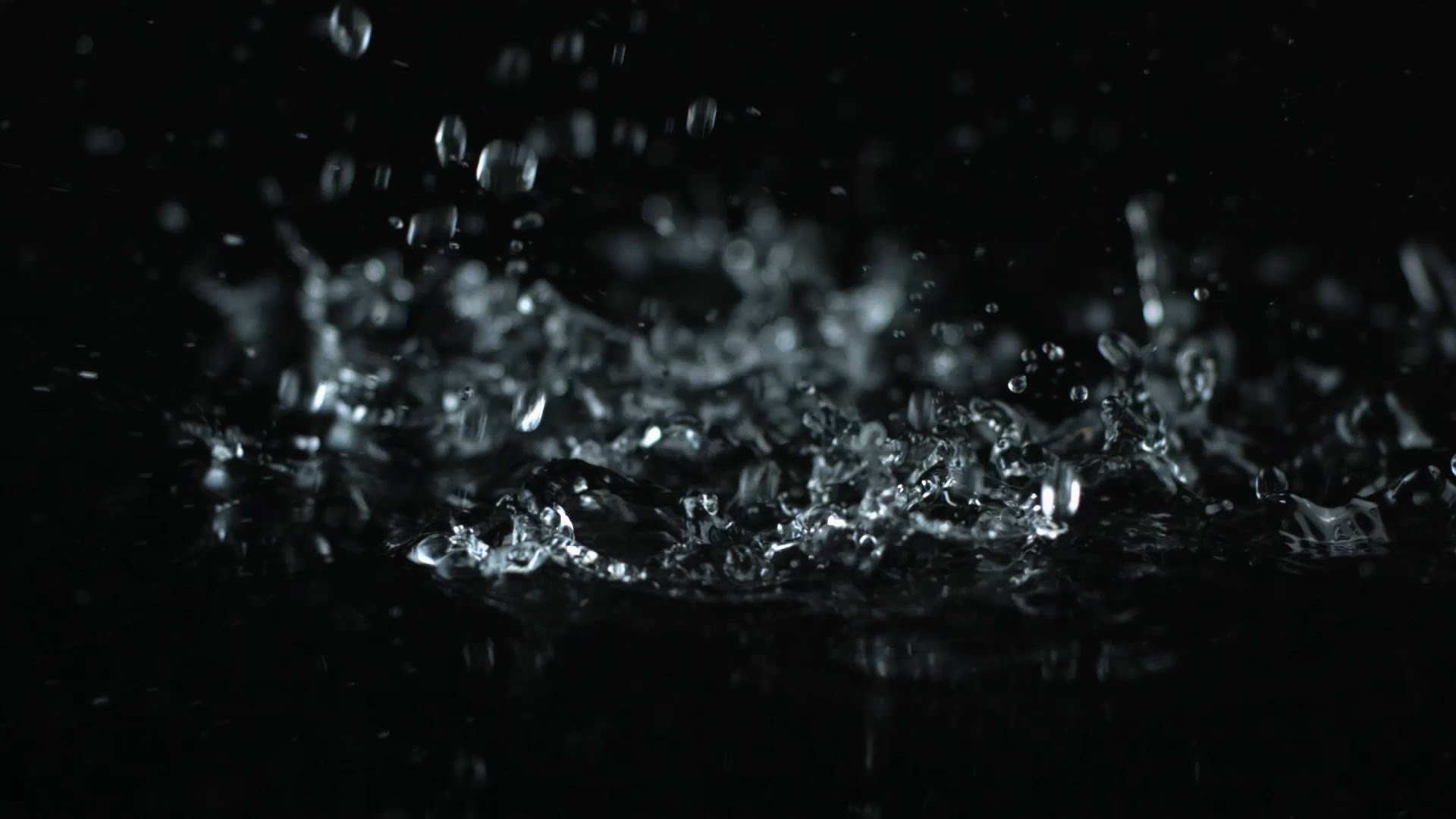 Free Slow Motion Footage: Water Drops on Black - YouTube