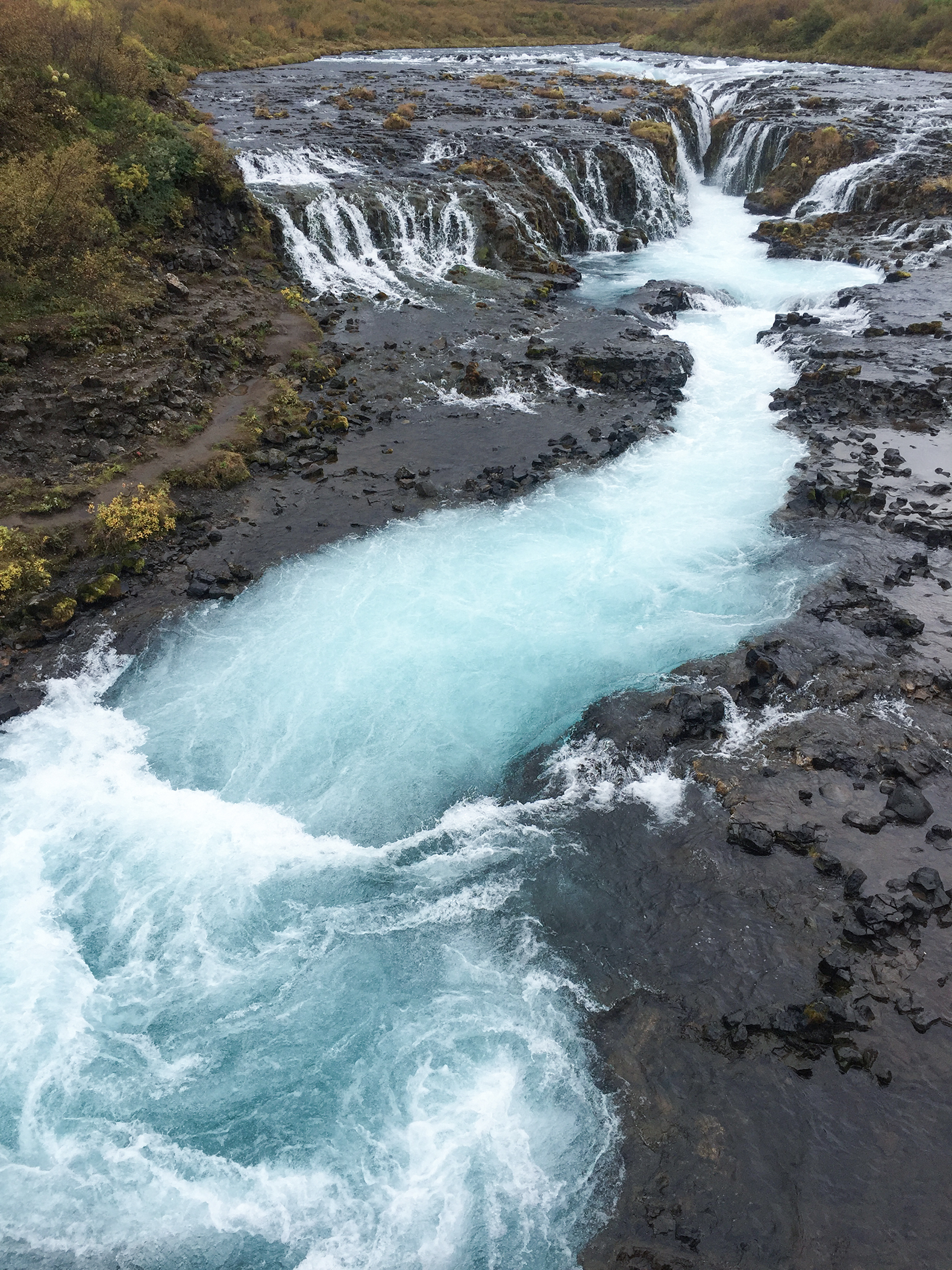 The Bluest Waterfall in Iceland // Bruarfoss - Meg Biram