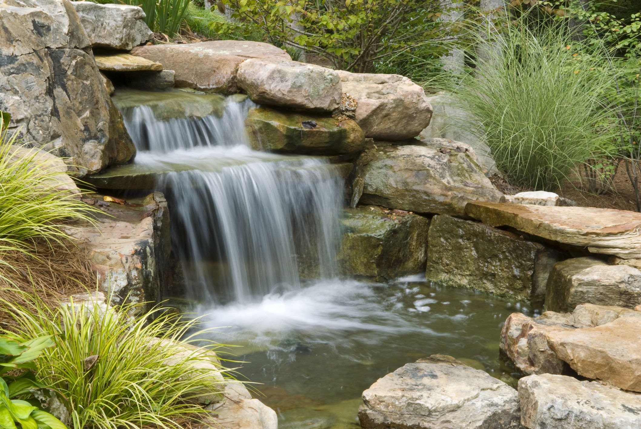 How to Build Outdoor Waterfalls Inexpensively