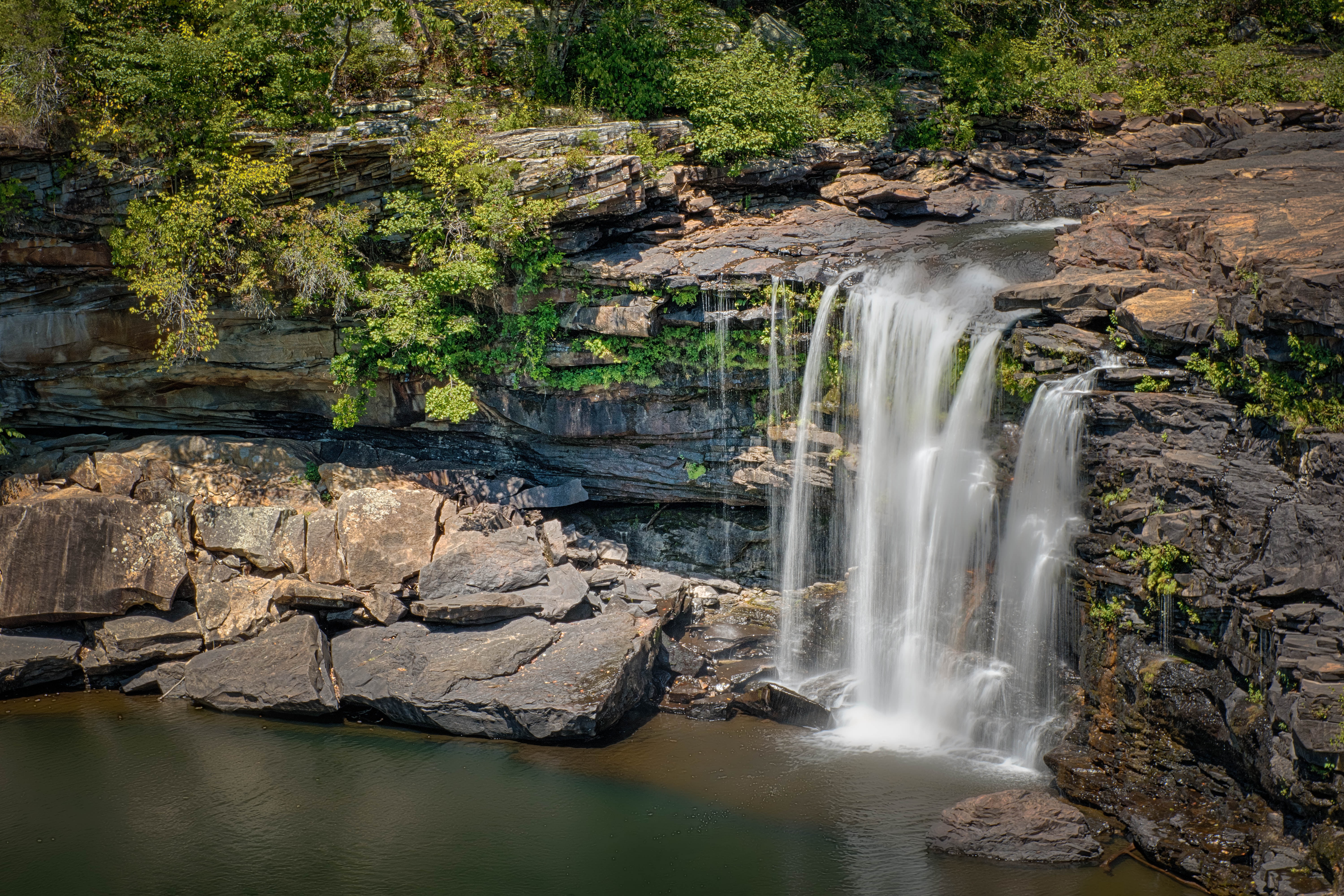 View of waterfalls during daytime, river falls HD wallpaper ...