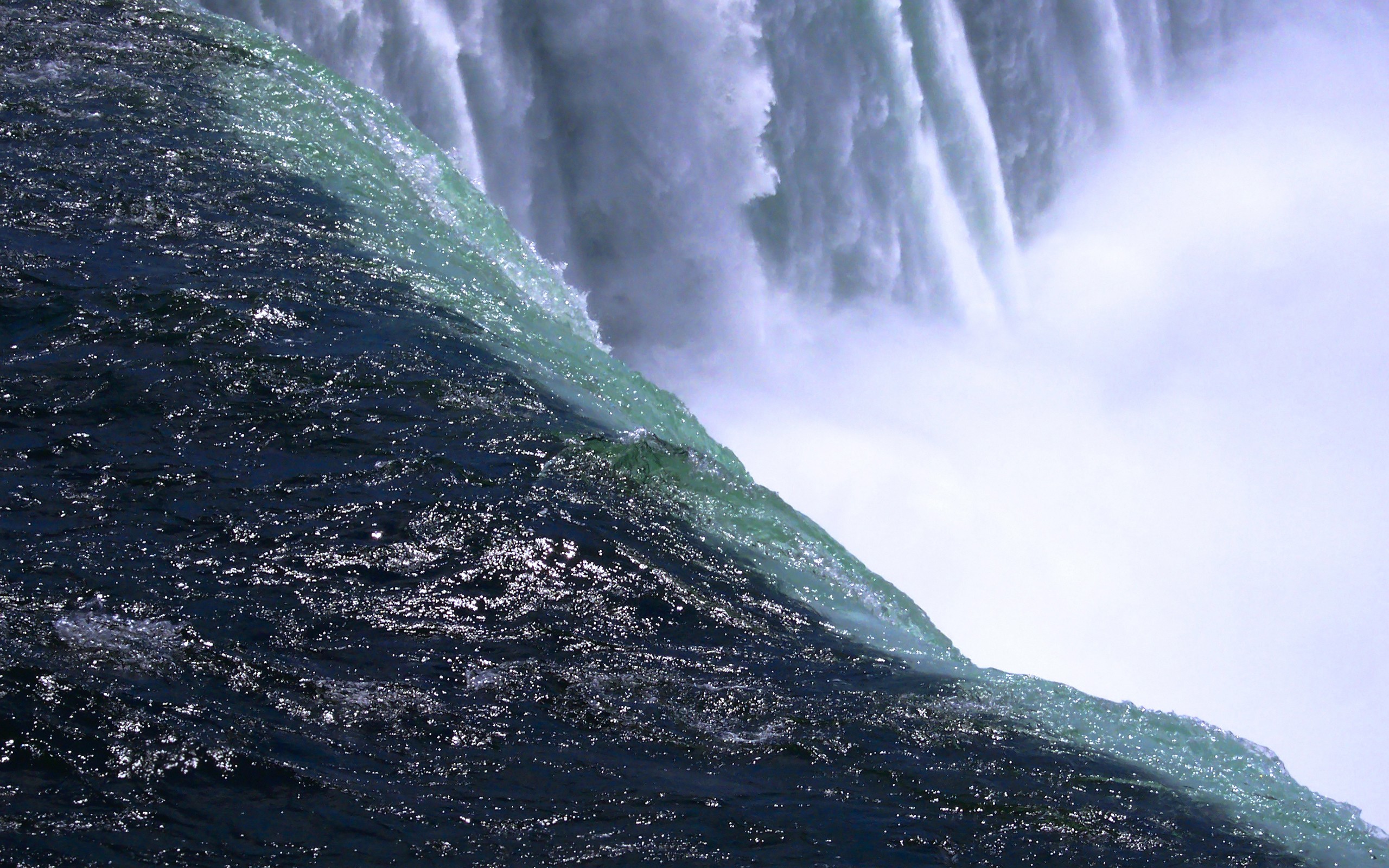 Waterfall: Living Edge Clear Water Nature Mist Waterfall Niagara ...