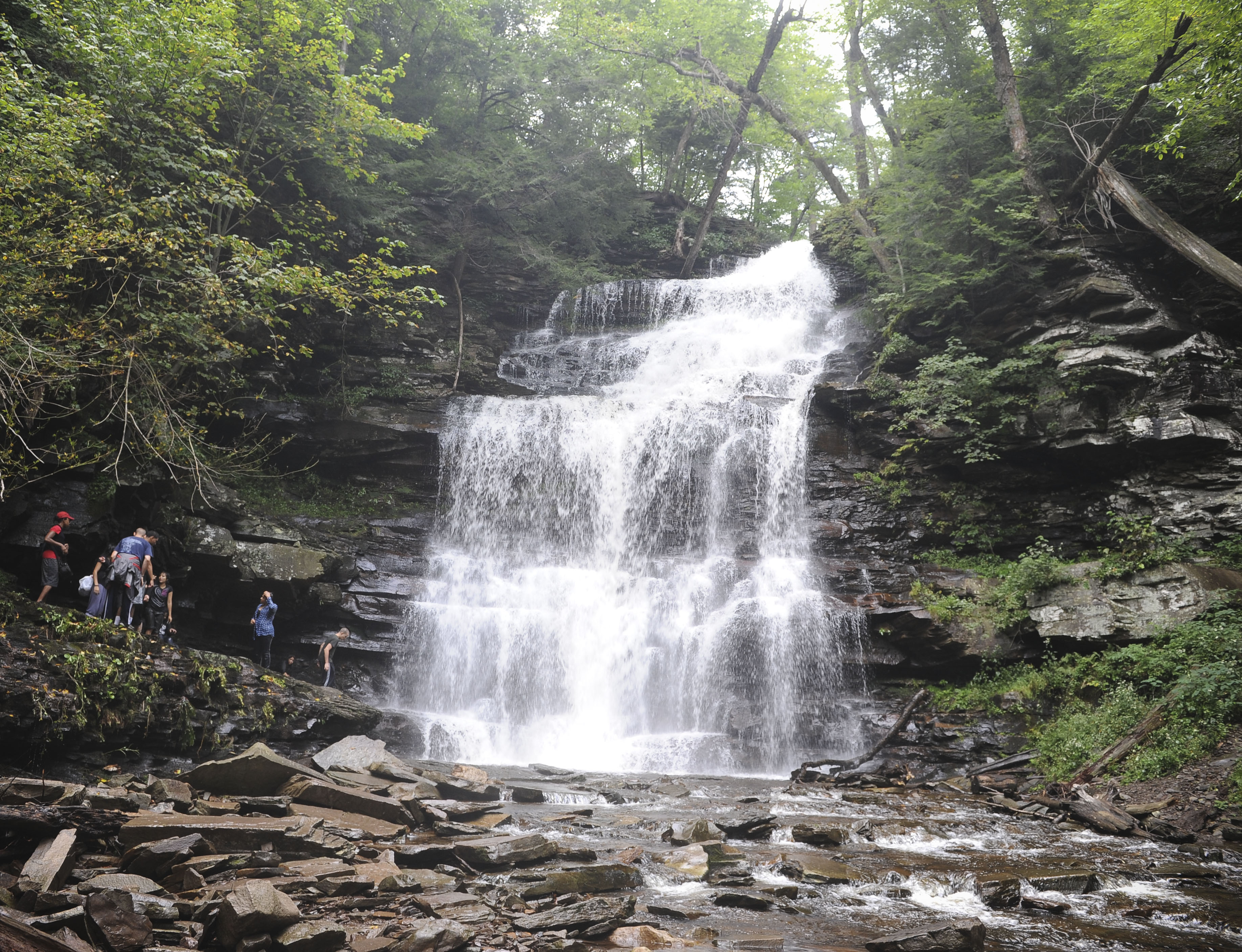 Waterfalls ricketts glen state park photo