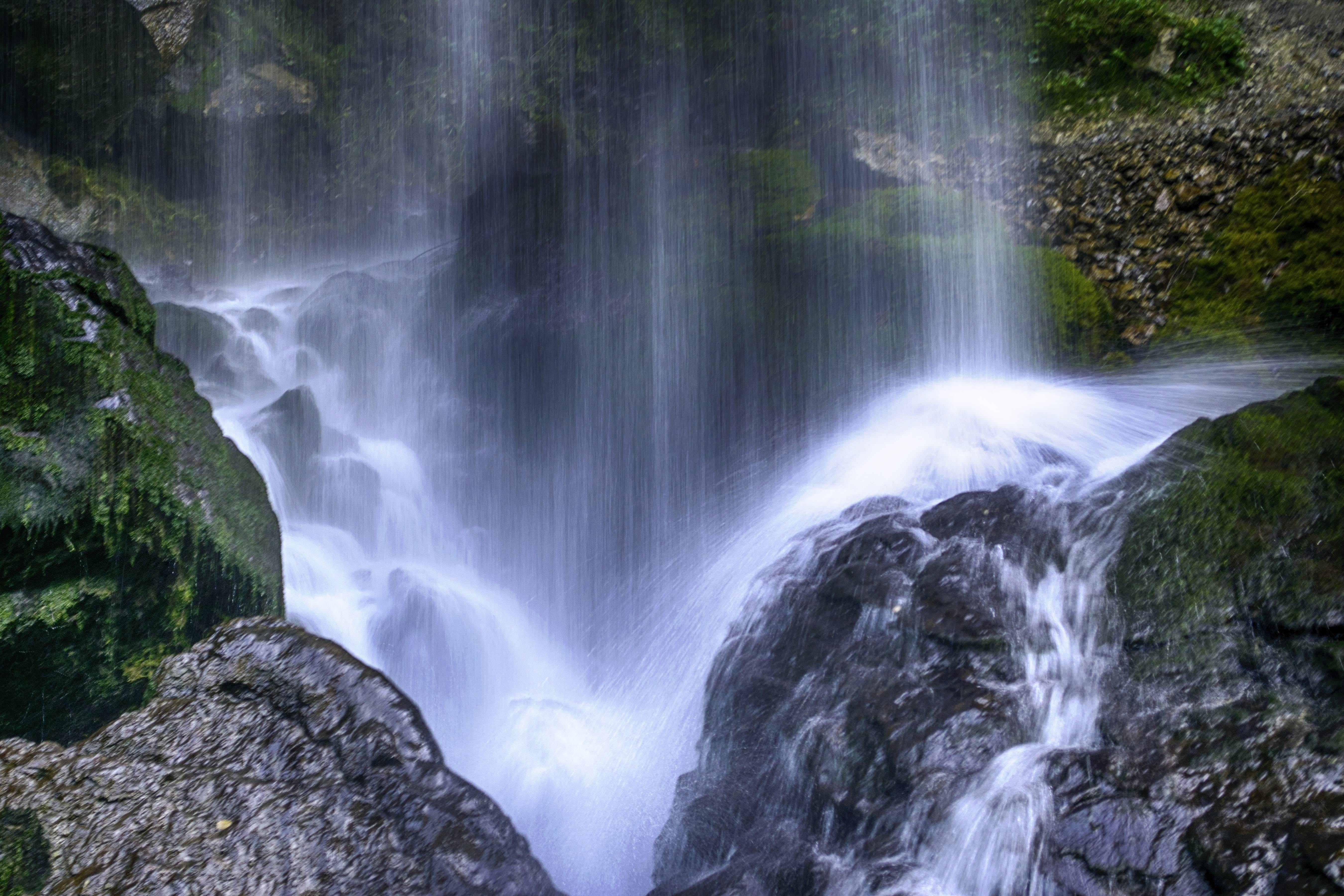 Waterfalls time lapse photography