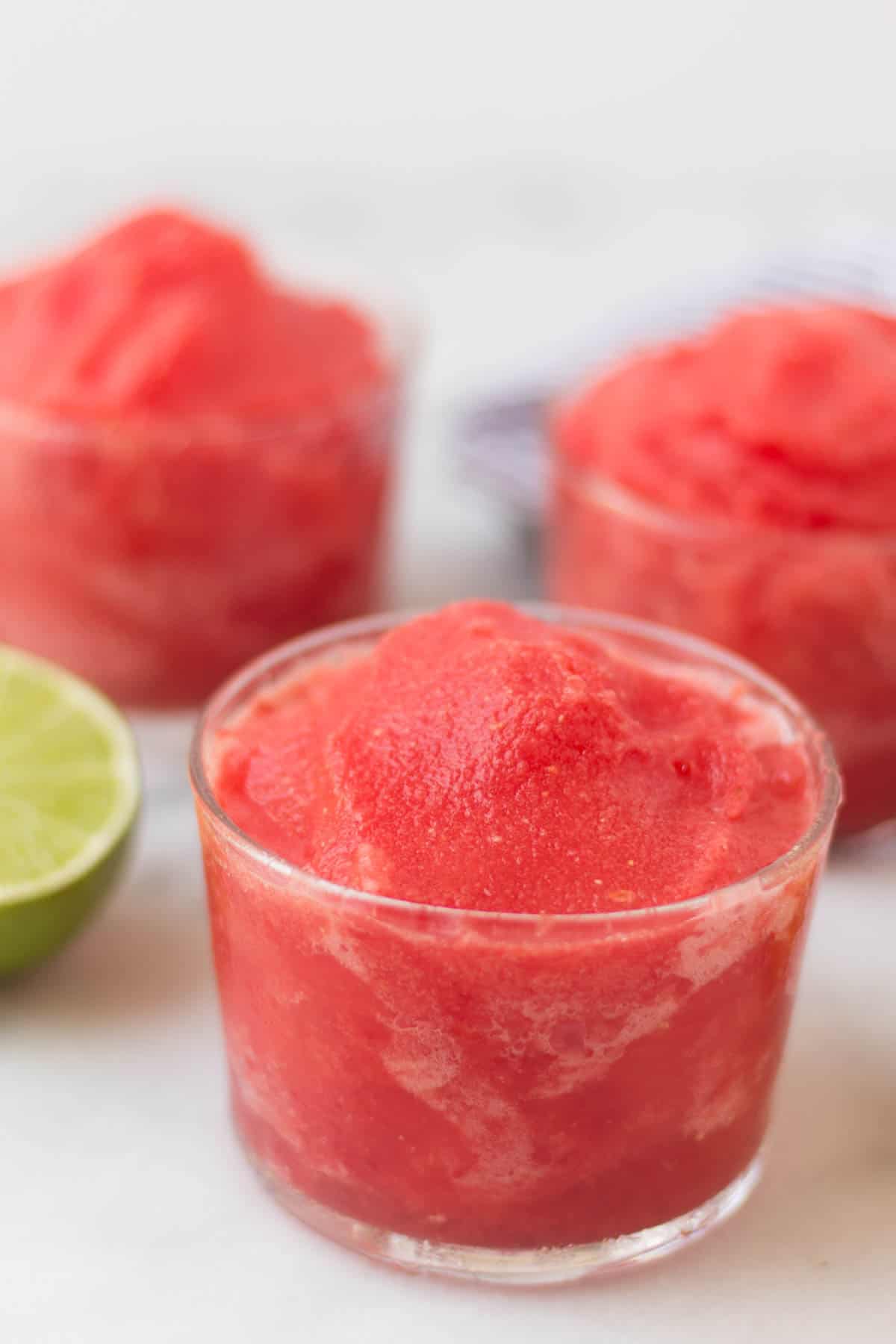 Watermelon Lime Sorbet - Eat the Gains