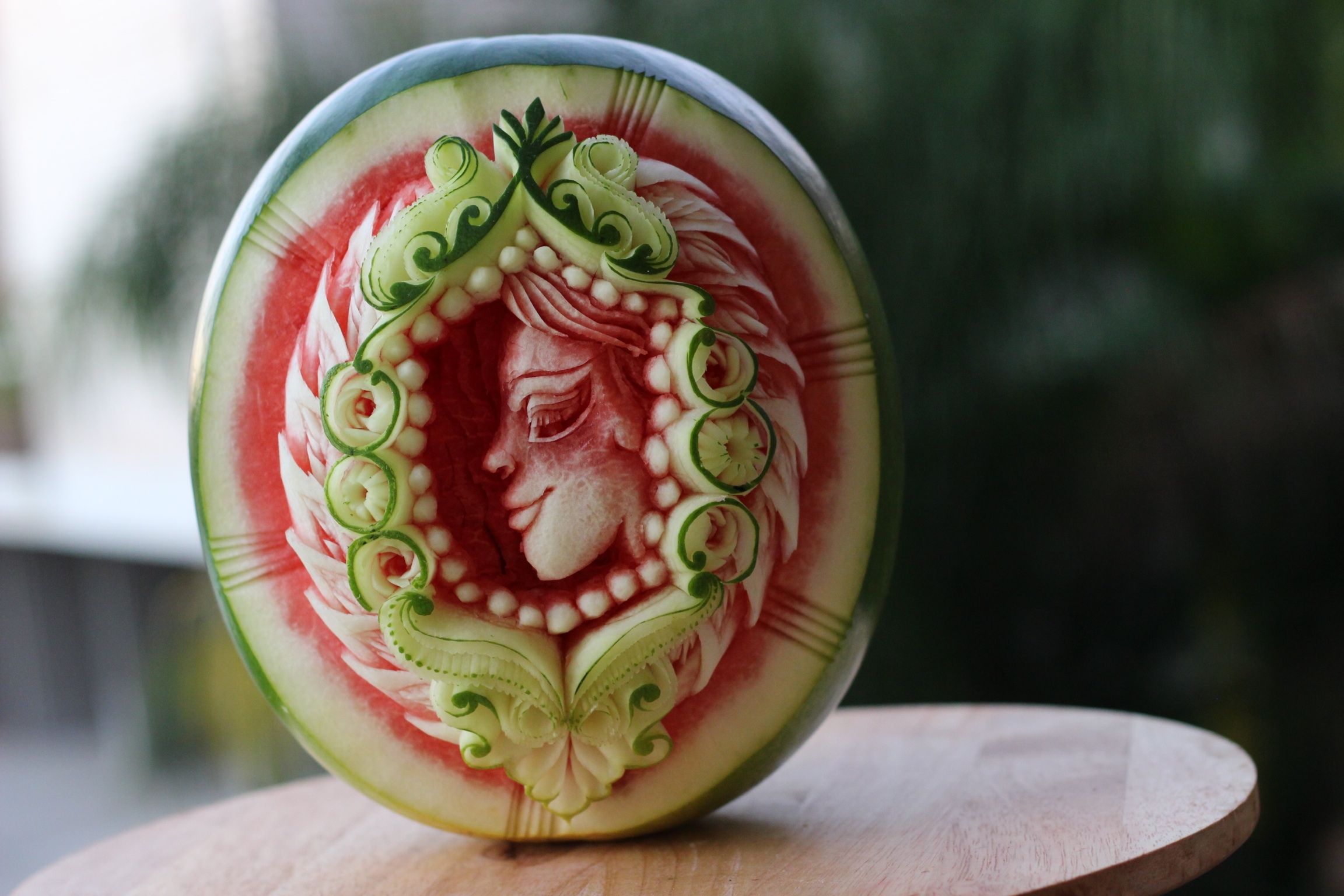 This watermelon art : oddlysatisfying