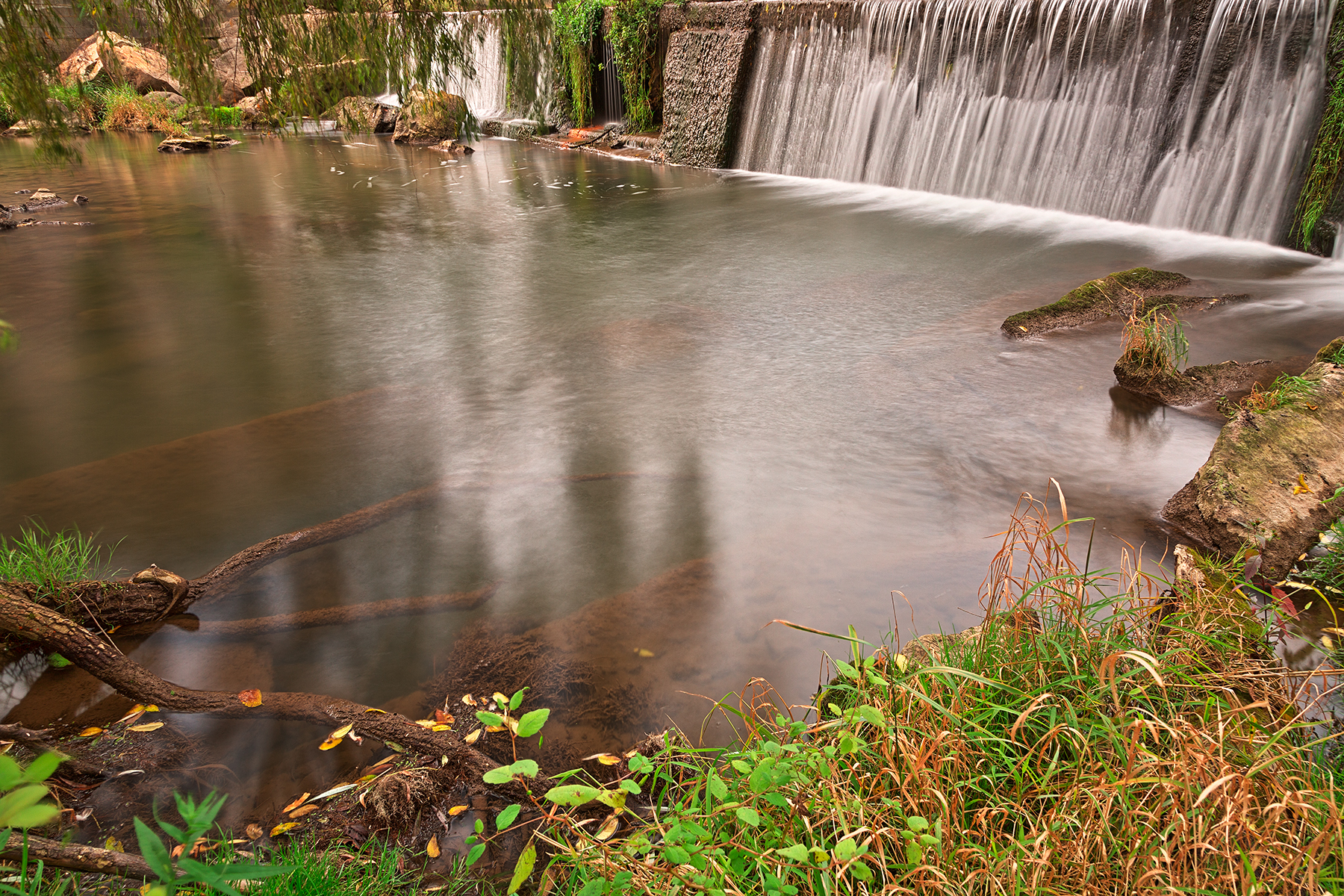 Waterside mill falls - hdr photo