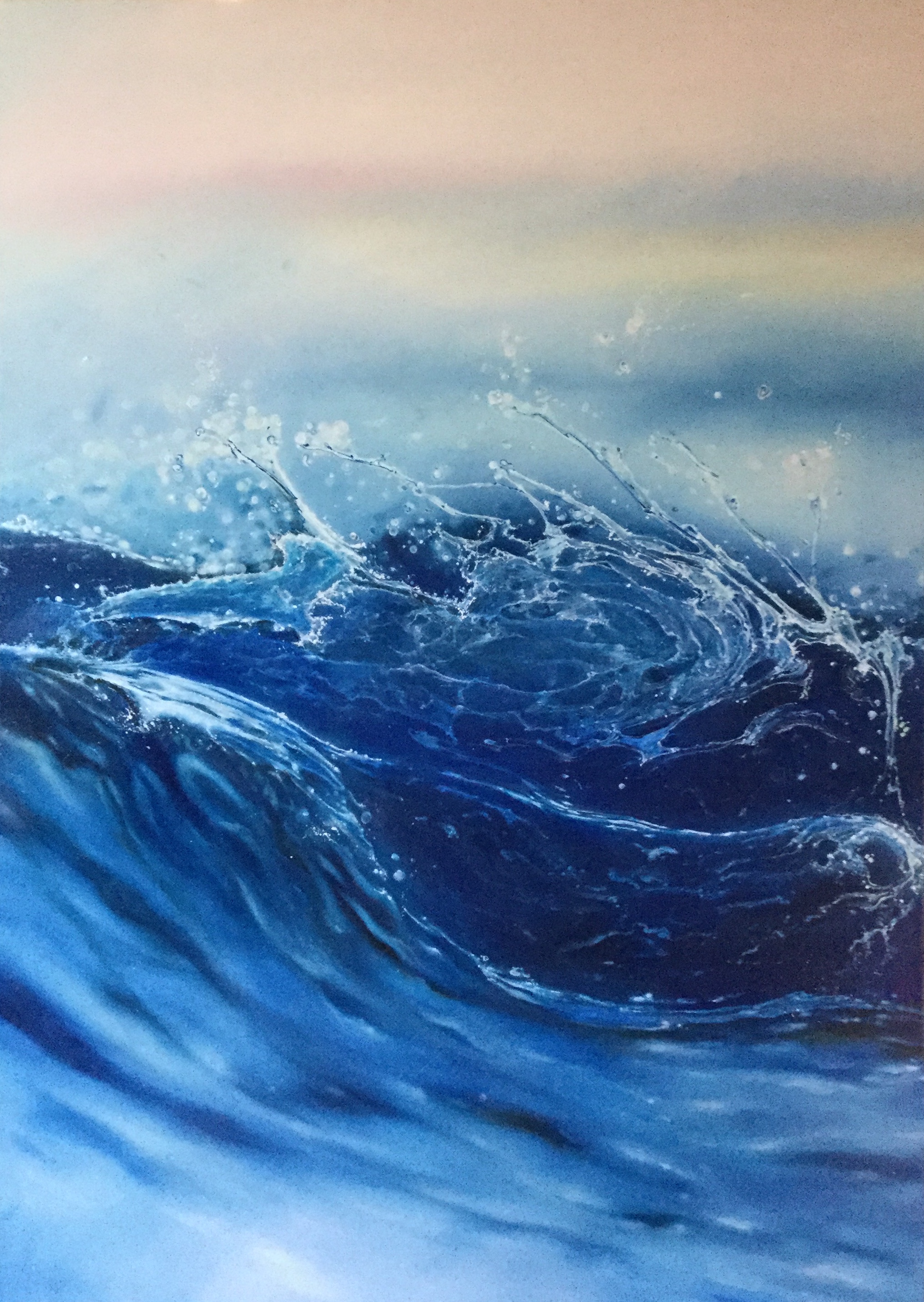 Rikki paintings » Making 100 Waves