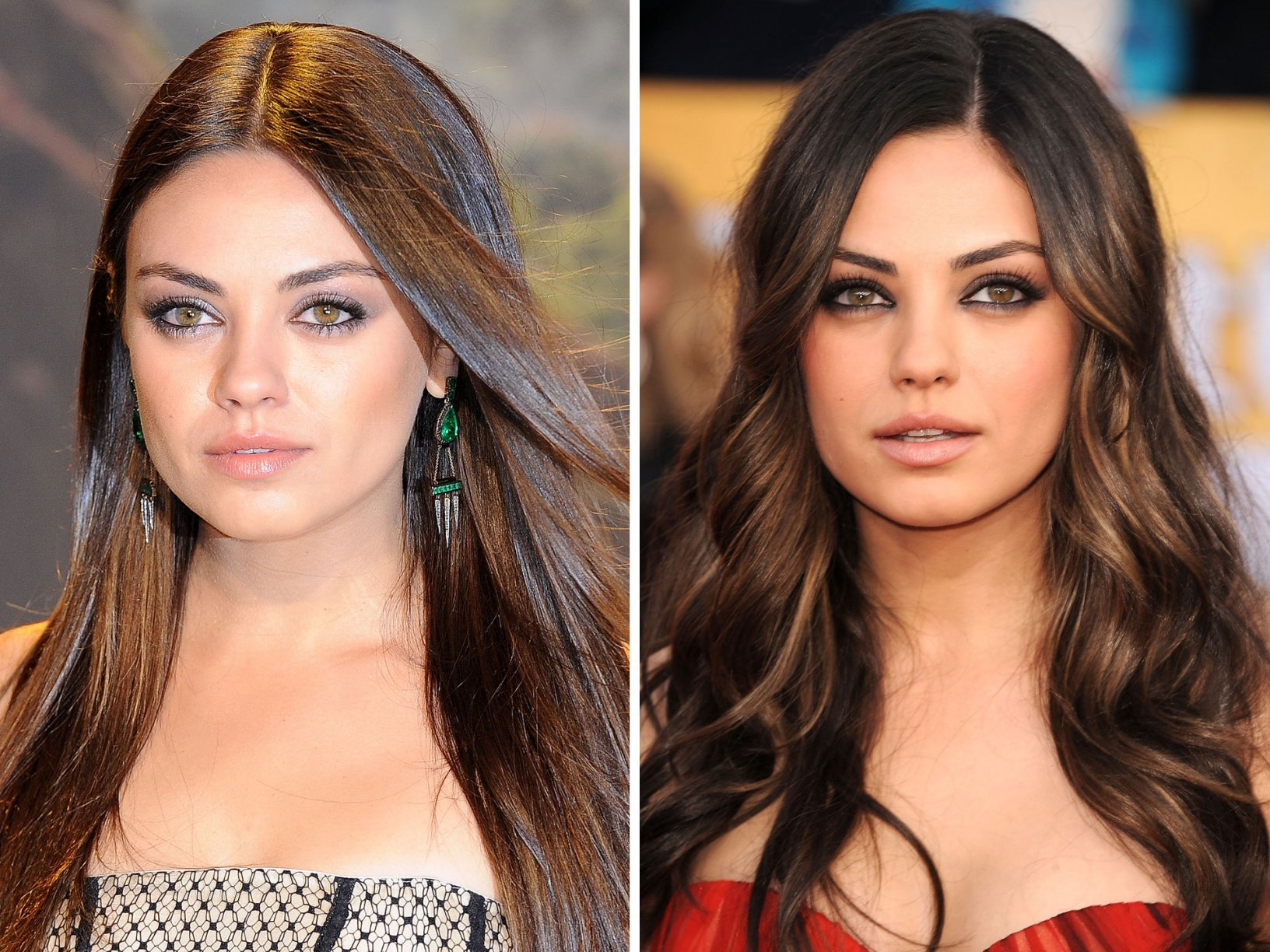 Celebrities With Straight And Wavy Hair - Wavy And Straight Hair ...
