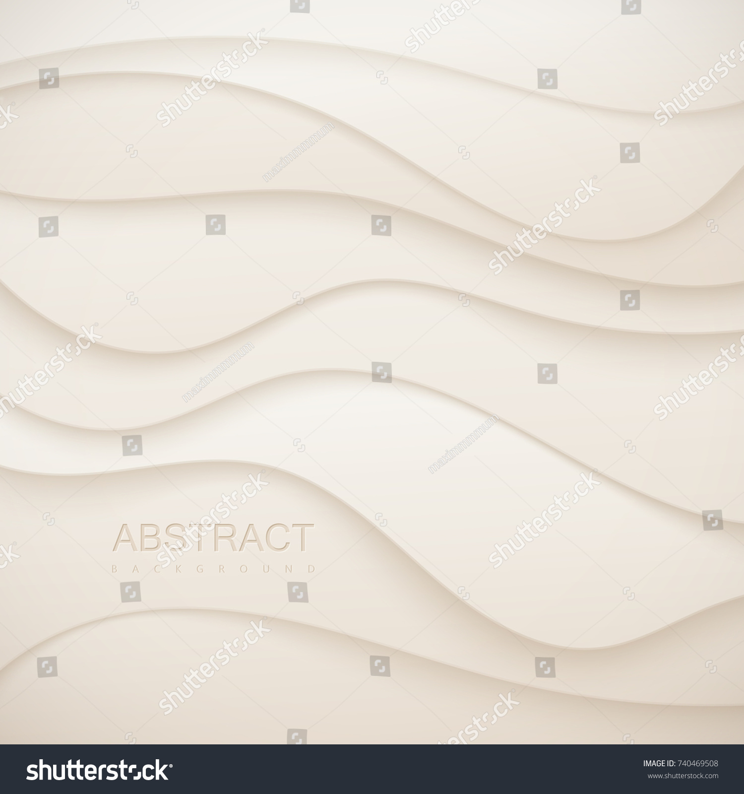 Abstract White Paper Cut Background Tiling Stock Vector 740469508 ...