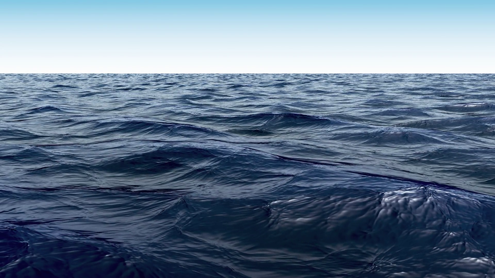 Blue Wavy Ocean Scene Motion Background - Videoblocks