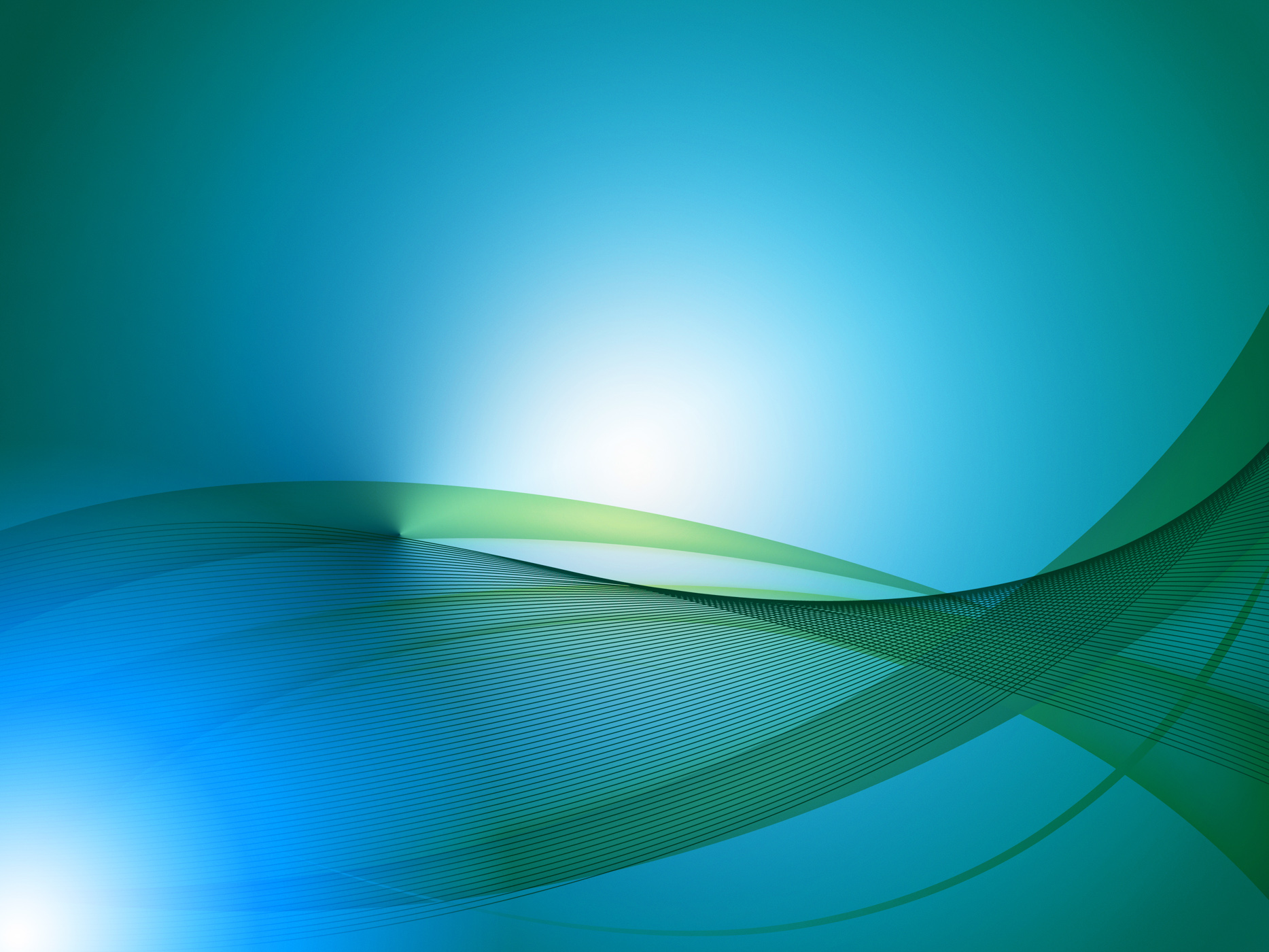 Wavy turquoise background means artistic design or digital art photo
