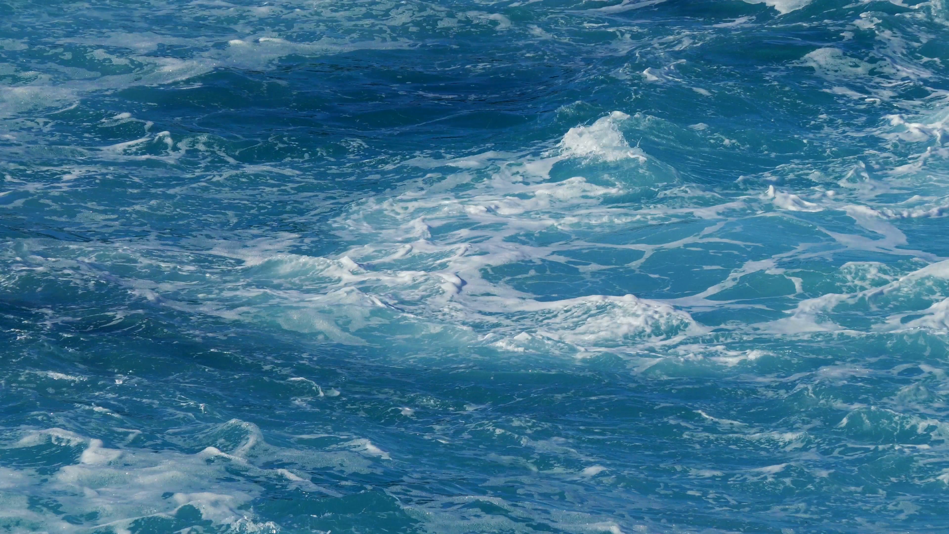 View of Wavy Water Surface Stock Video Footage - Videoblocks