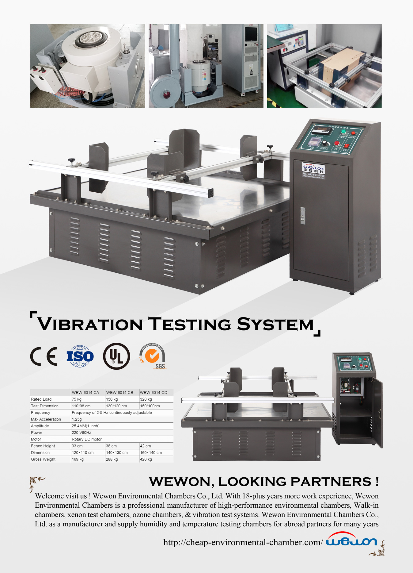 Vibration Testing Equipment | Wewon Environmental Chambers Co., Ltd.