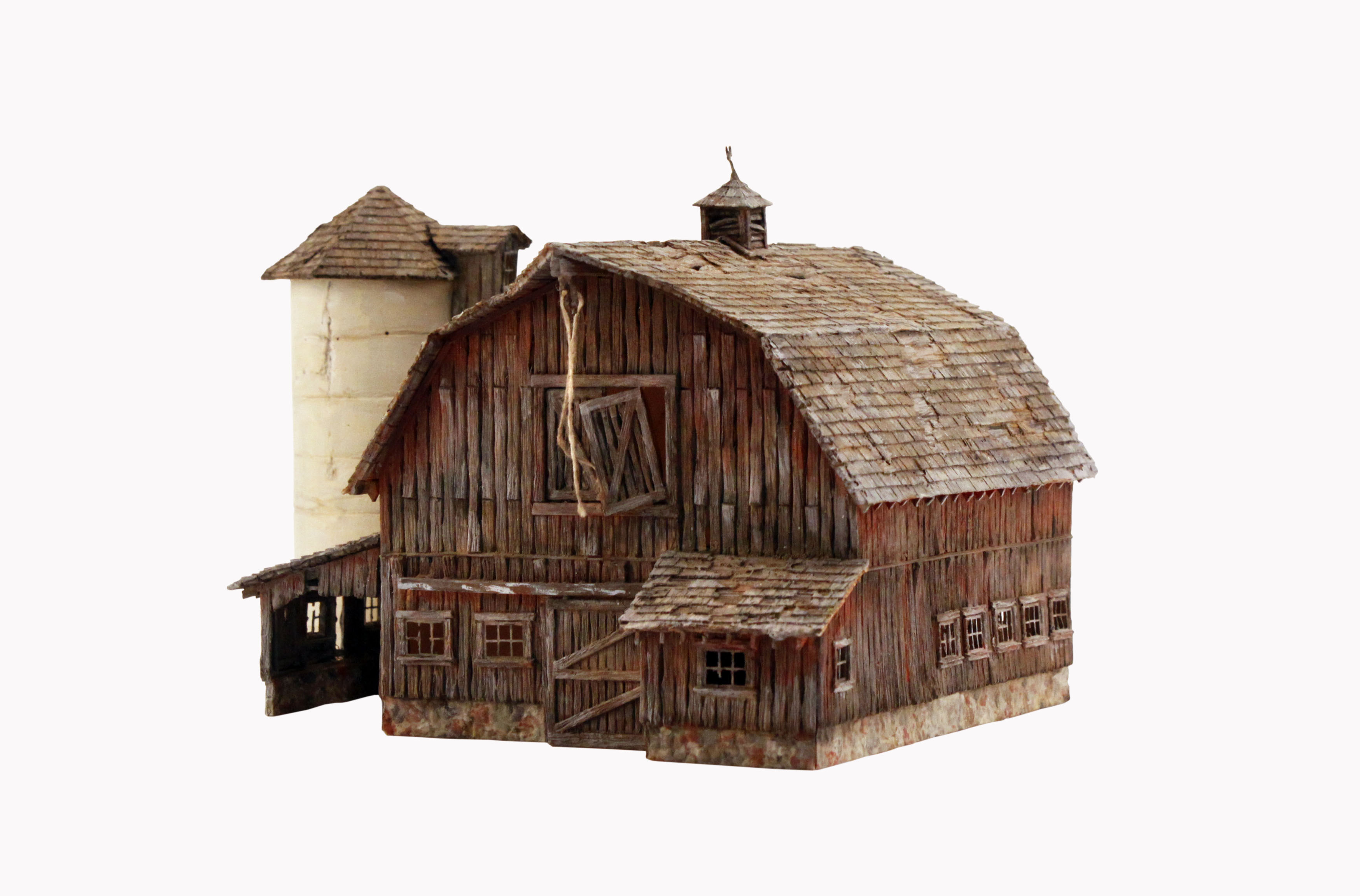 Woodland Scenics BR4932 N Old Weathered Barn N Structure Built ...