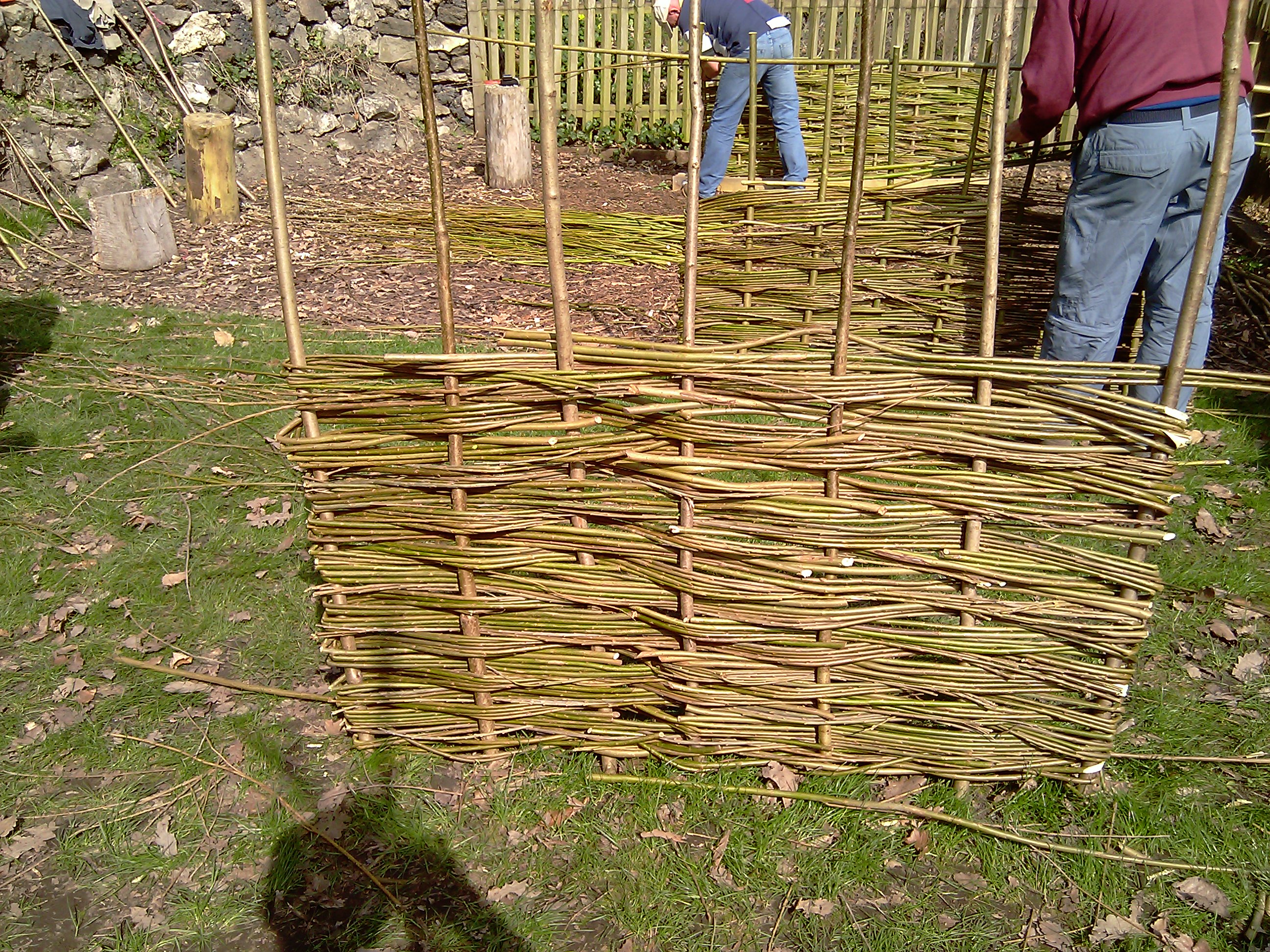 woven willow fence panels | browntroutfisherman's Blog