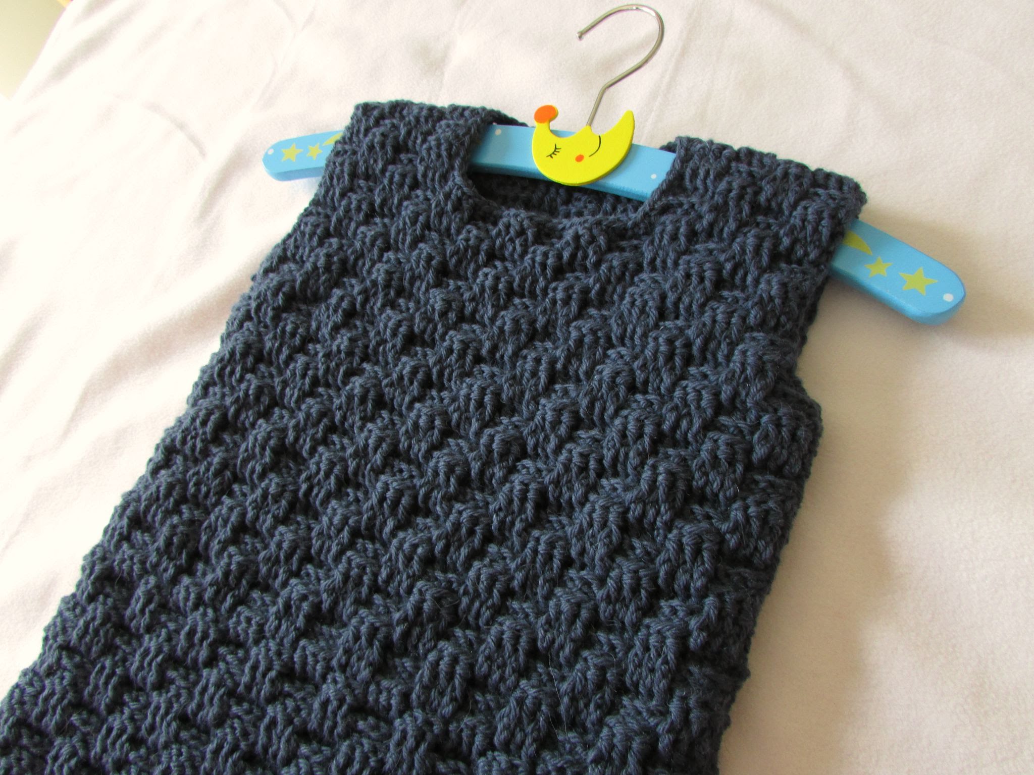 How to crochet an easy cable / basket weave vest - all sizes - YouTube
