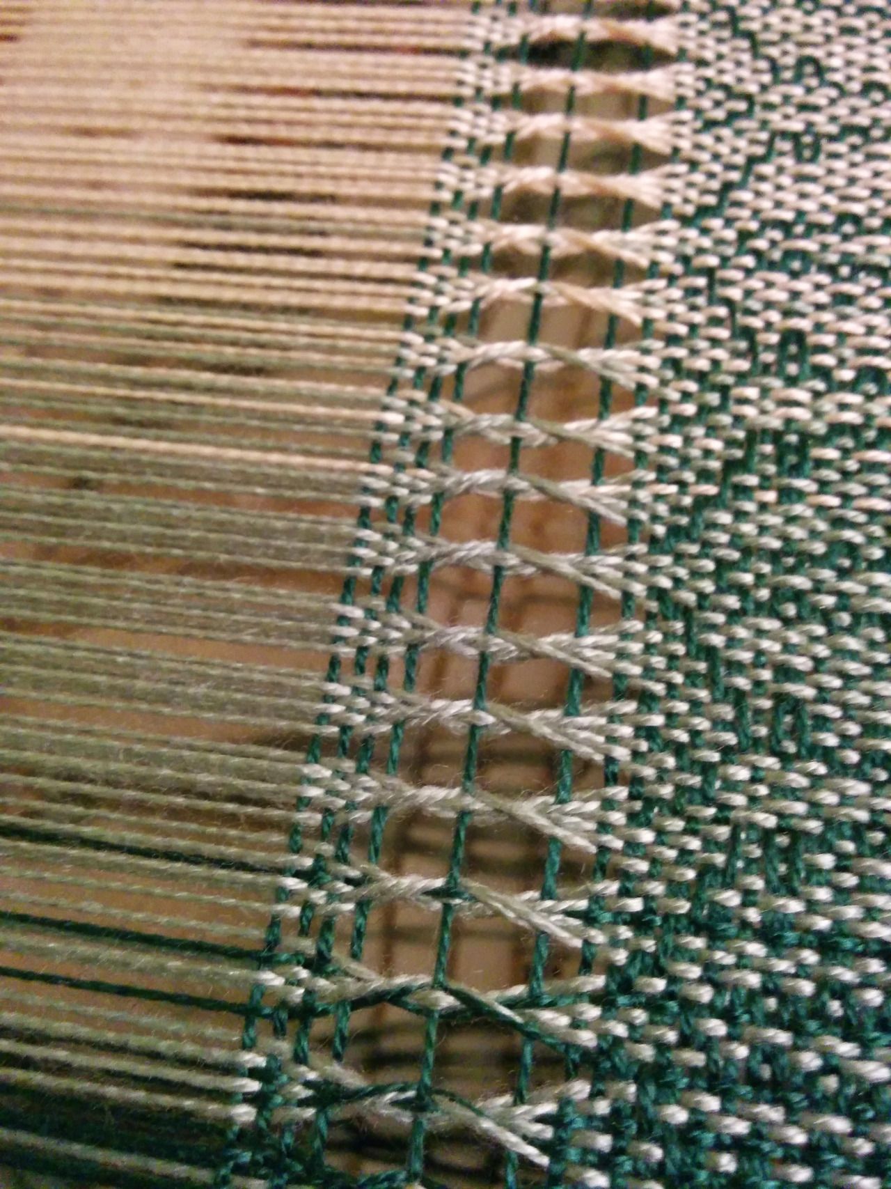 Leno Lace is an on the loom lace weaving technique that consists of ...