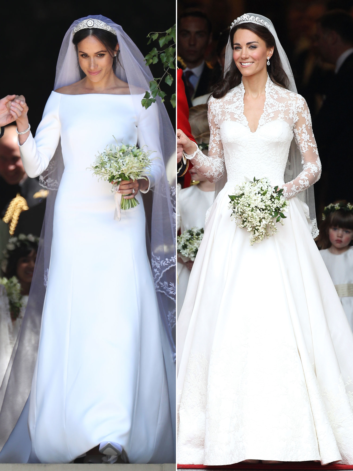 Princess Diana's Wedding Dress Designer on Meghan Markle's Gown ...