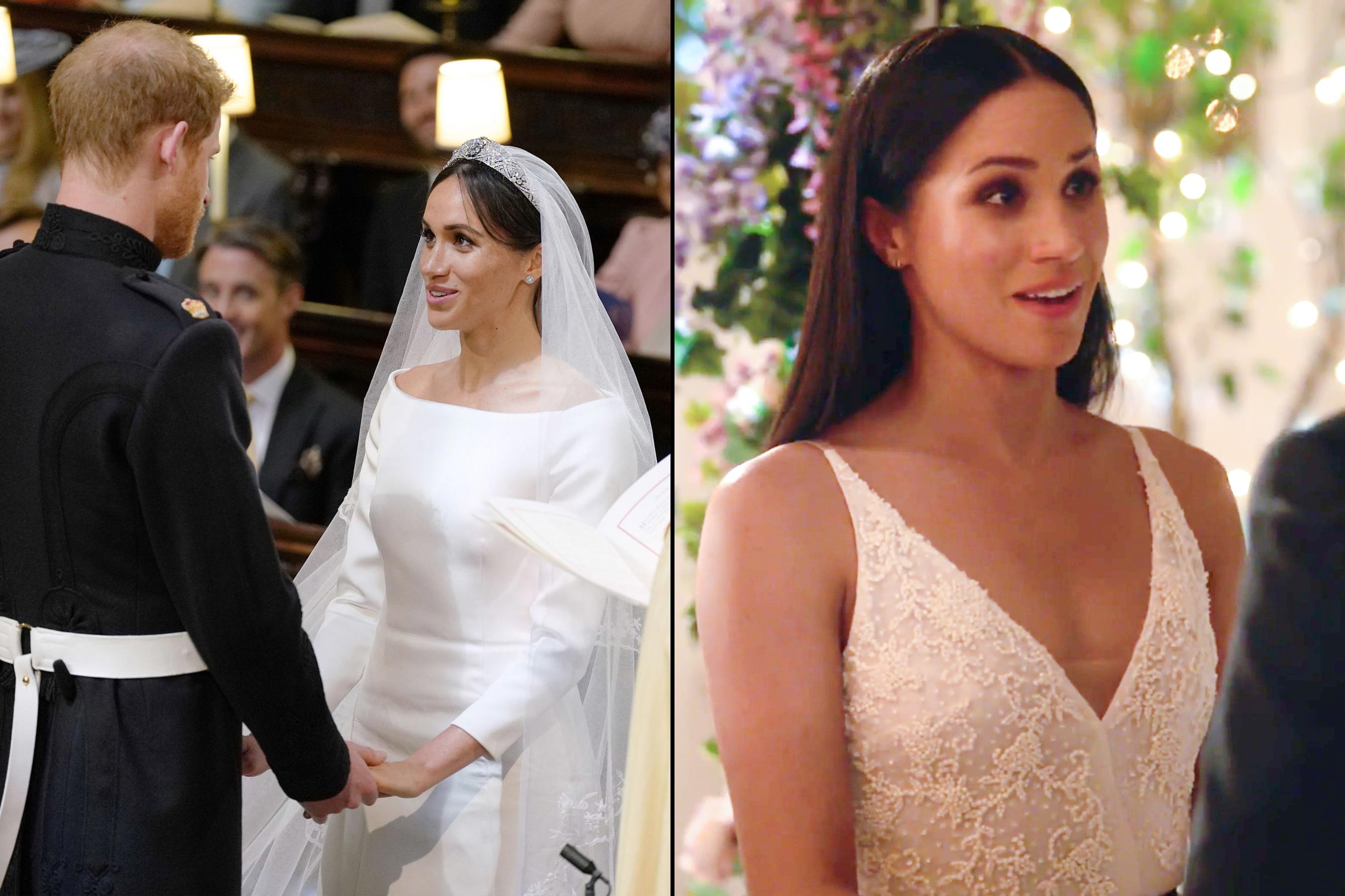 How Meghan Markle's Suits wedding compared to her royal wedding | EW.com