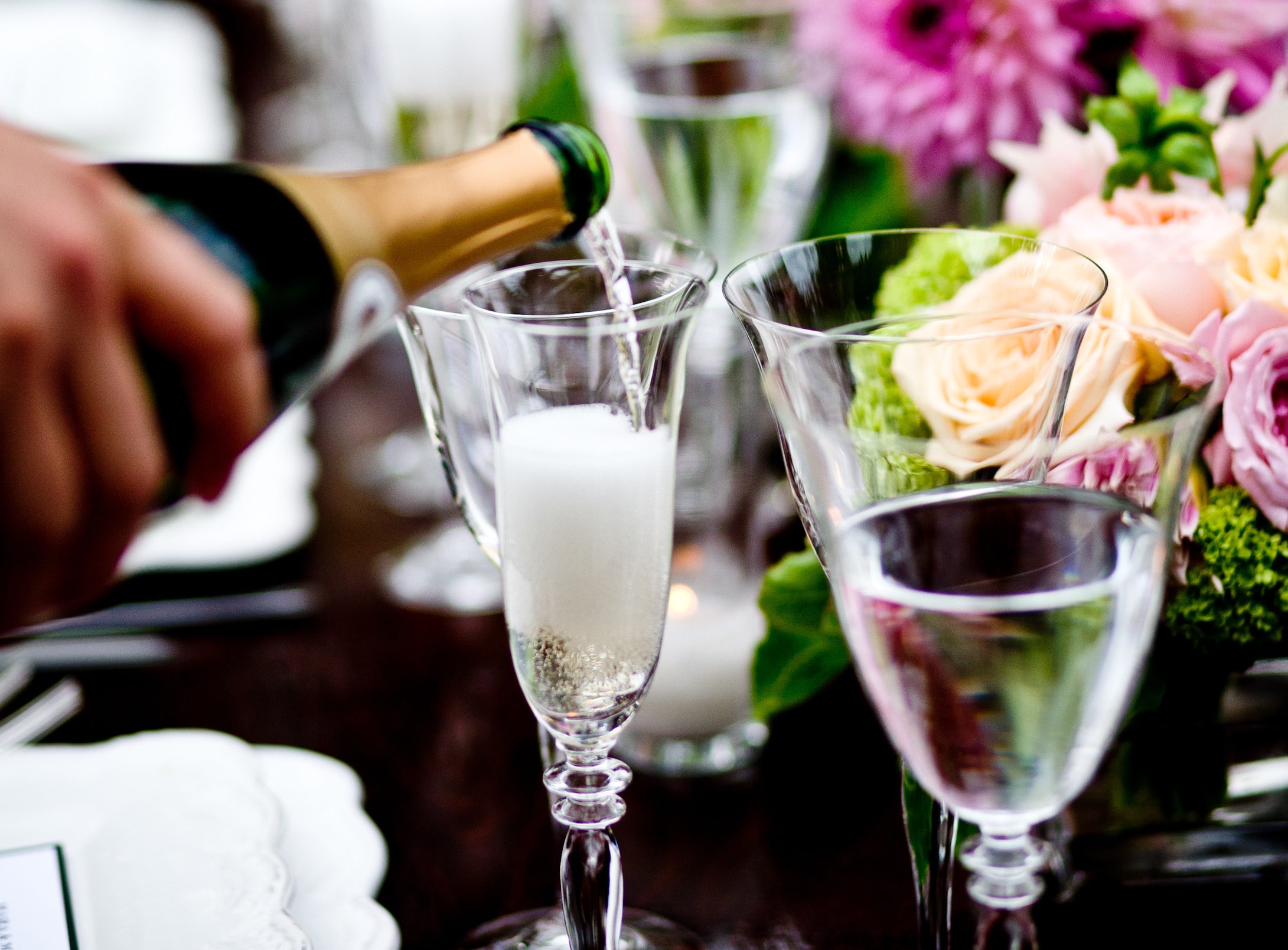 Cocktail Hour & Wedding Reception Alcoholic Beverages - Inside Weddings