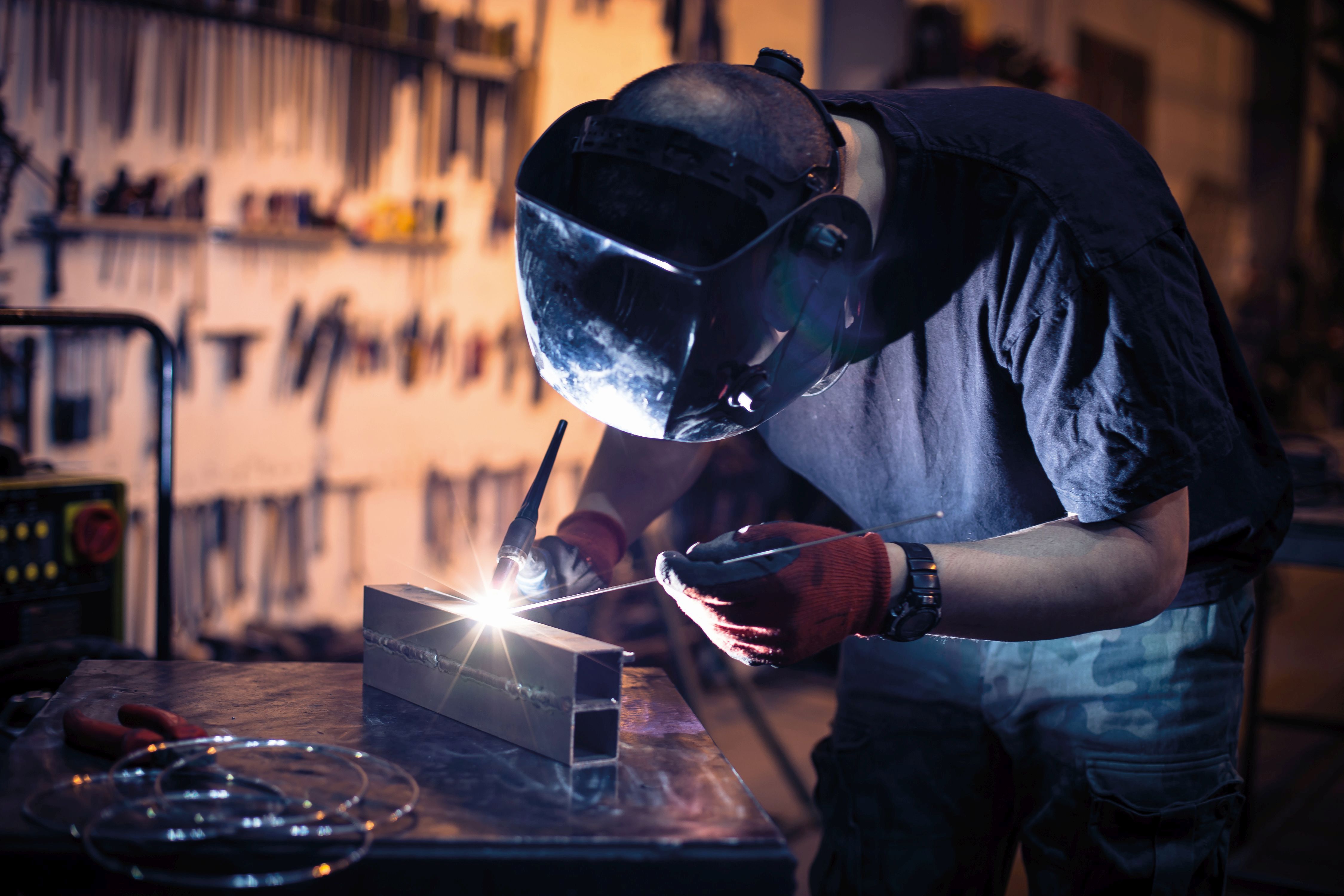 Free photo: Welding Process - Man, Working, Worker - Free Download - Jooinn