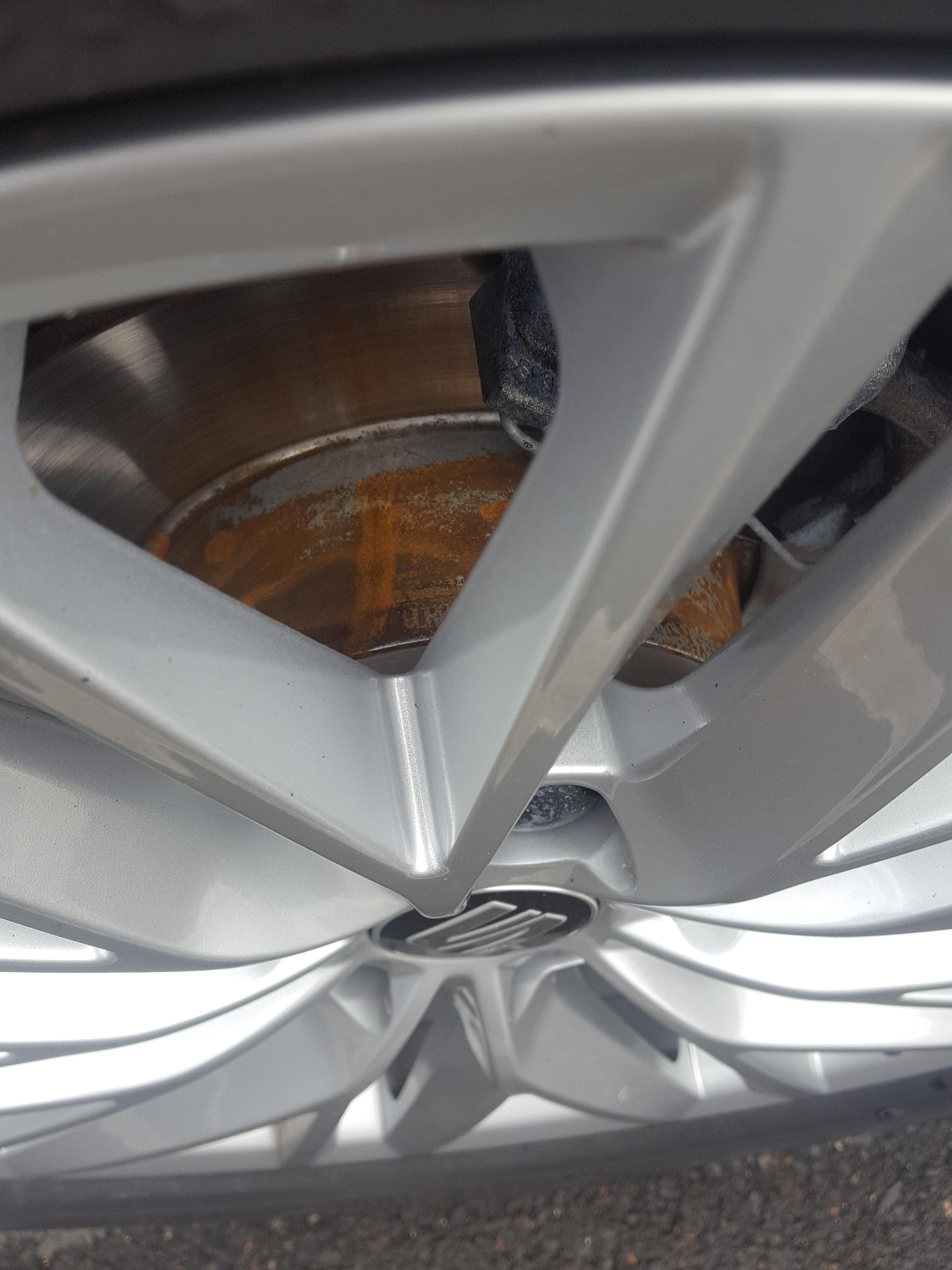 Rust on the inside of alloy wheel - Seat Ateca Forums