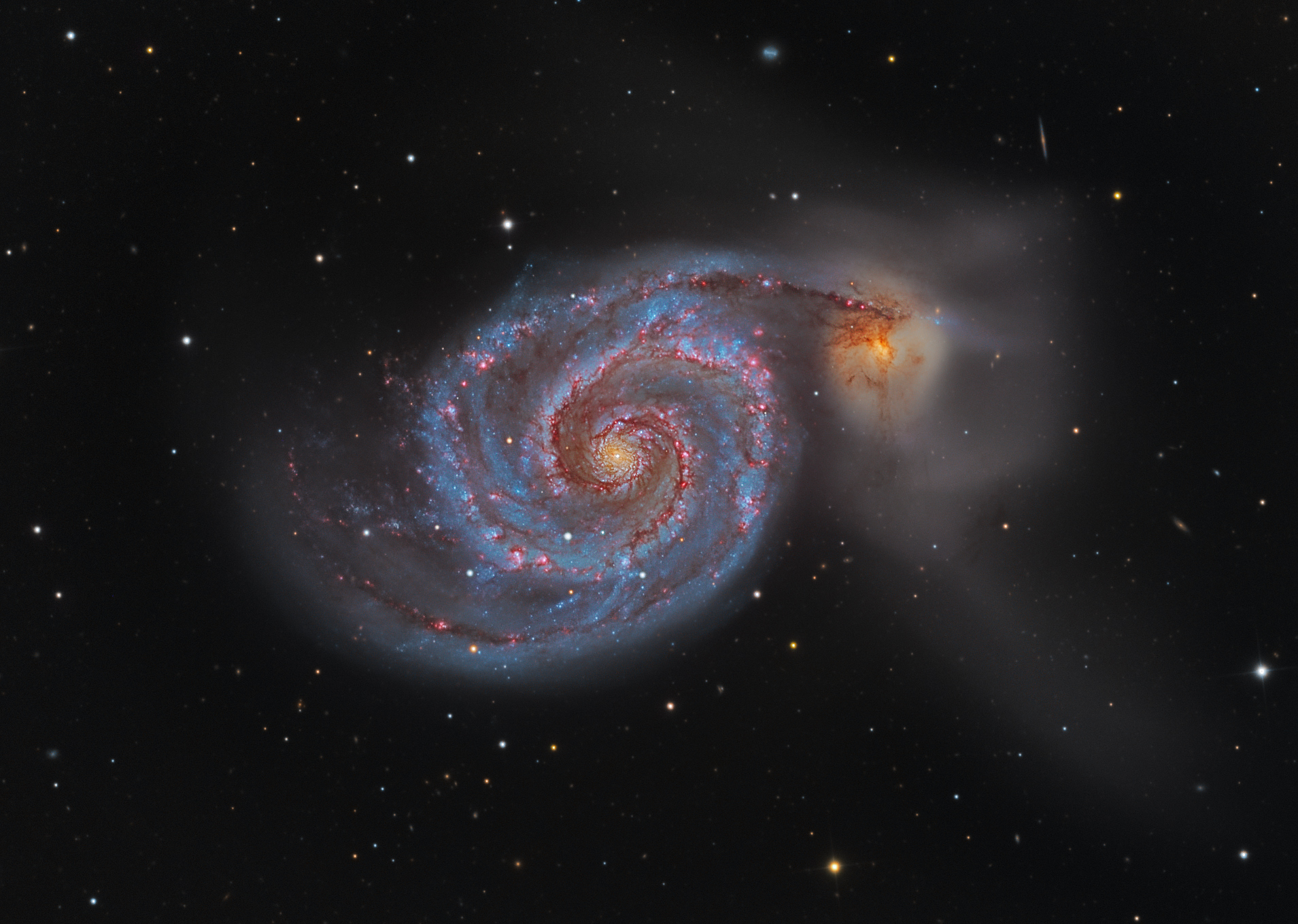 APOD: 2015 May 2 - M51: The Whirlpool Galaxy