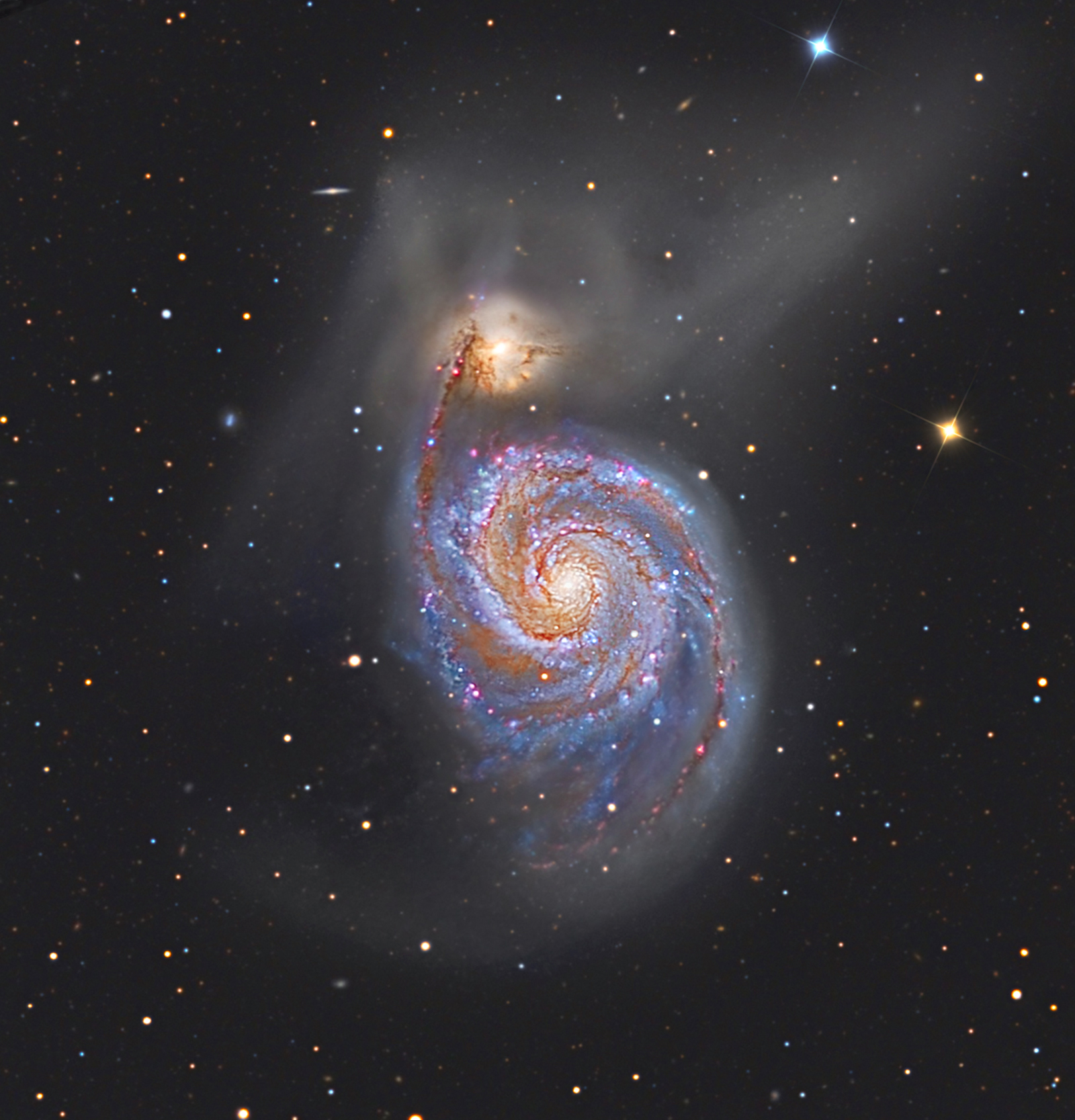 APOD: 2012 June 2 - M51: The Whirlpool Galaxy