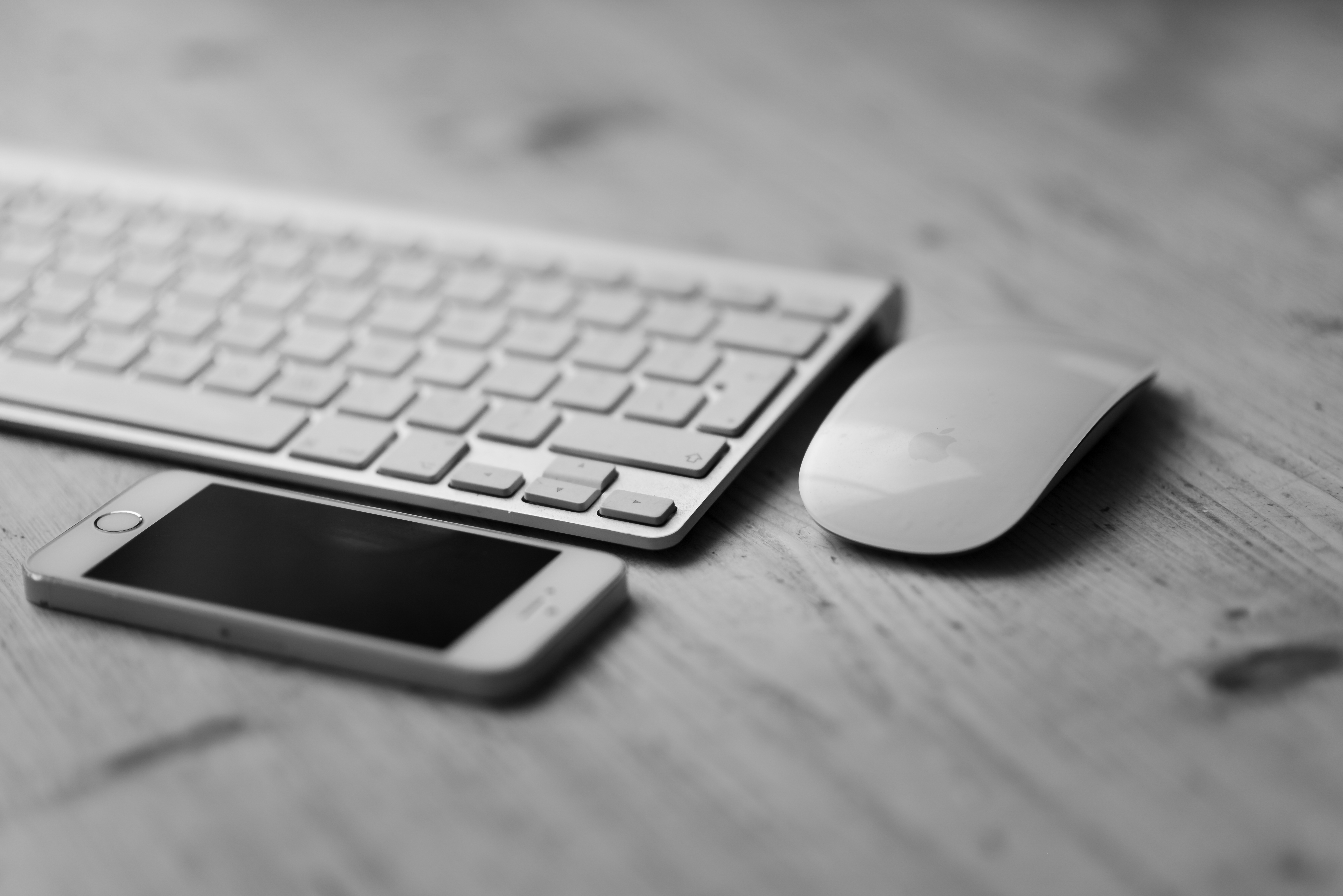 Free Images : laptop, iphone, desk, smartphone, black and white ...