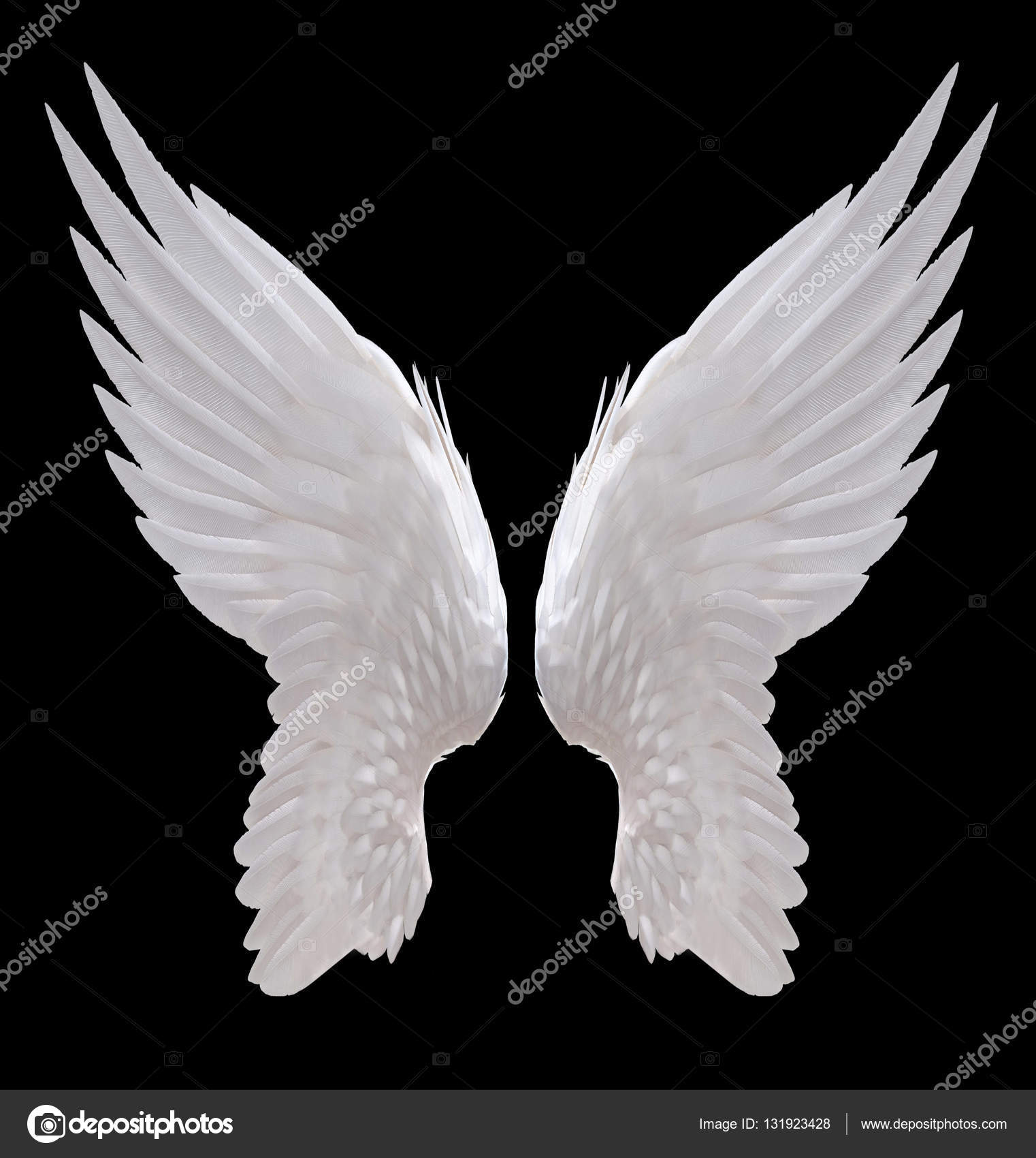 white angel wings — Stock Photo © jakkapan #131923428