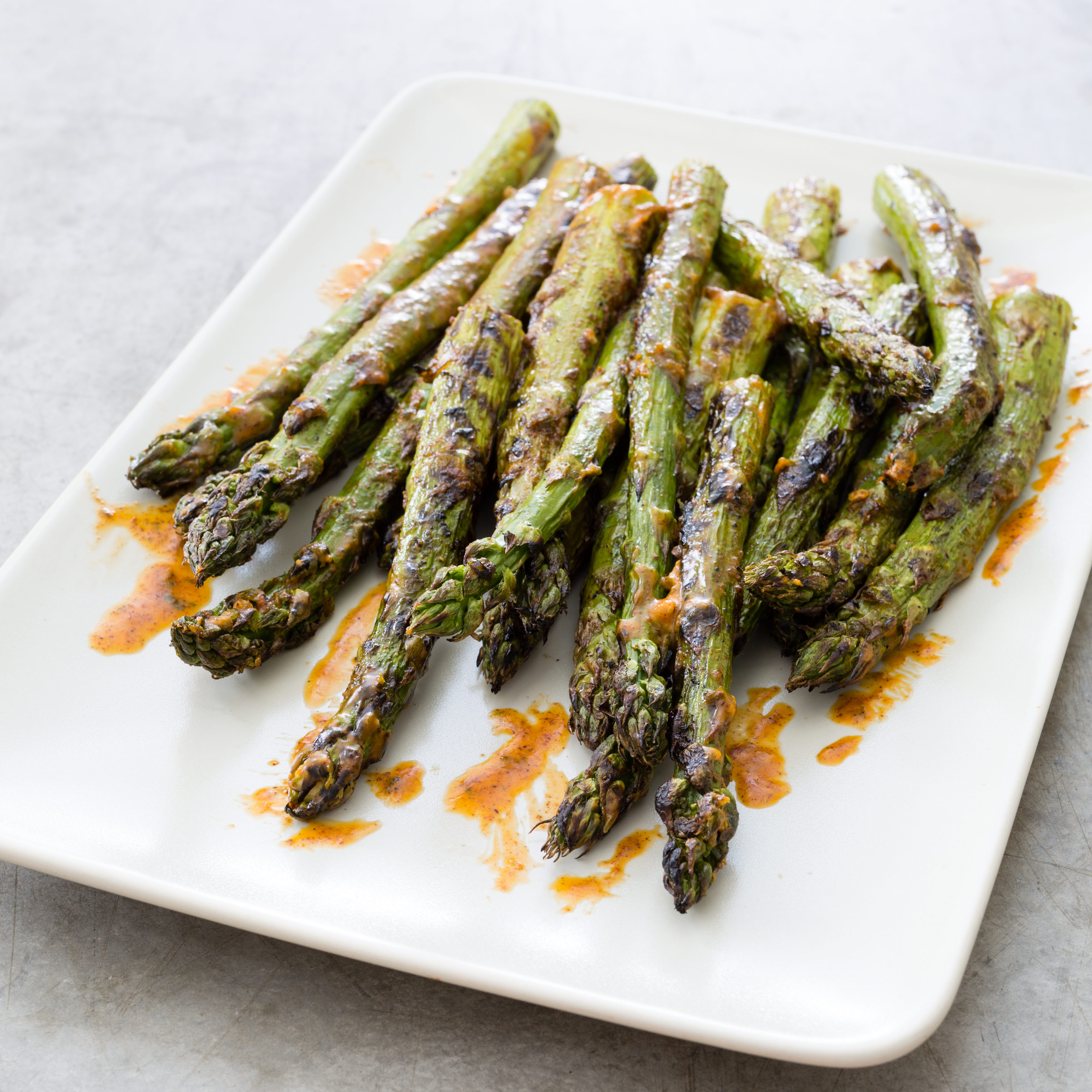 Grilled Asparagus with Cumin Butter | Cook's Illustrated
