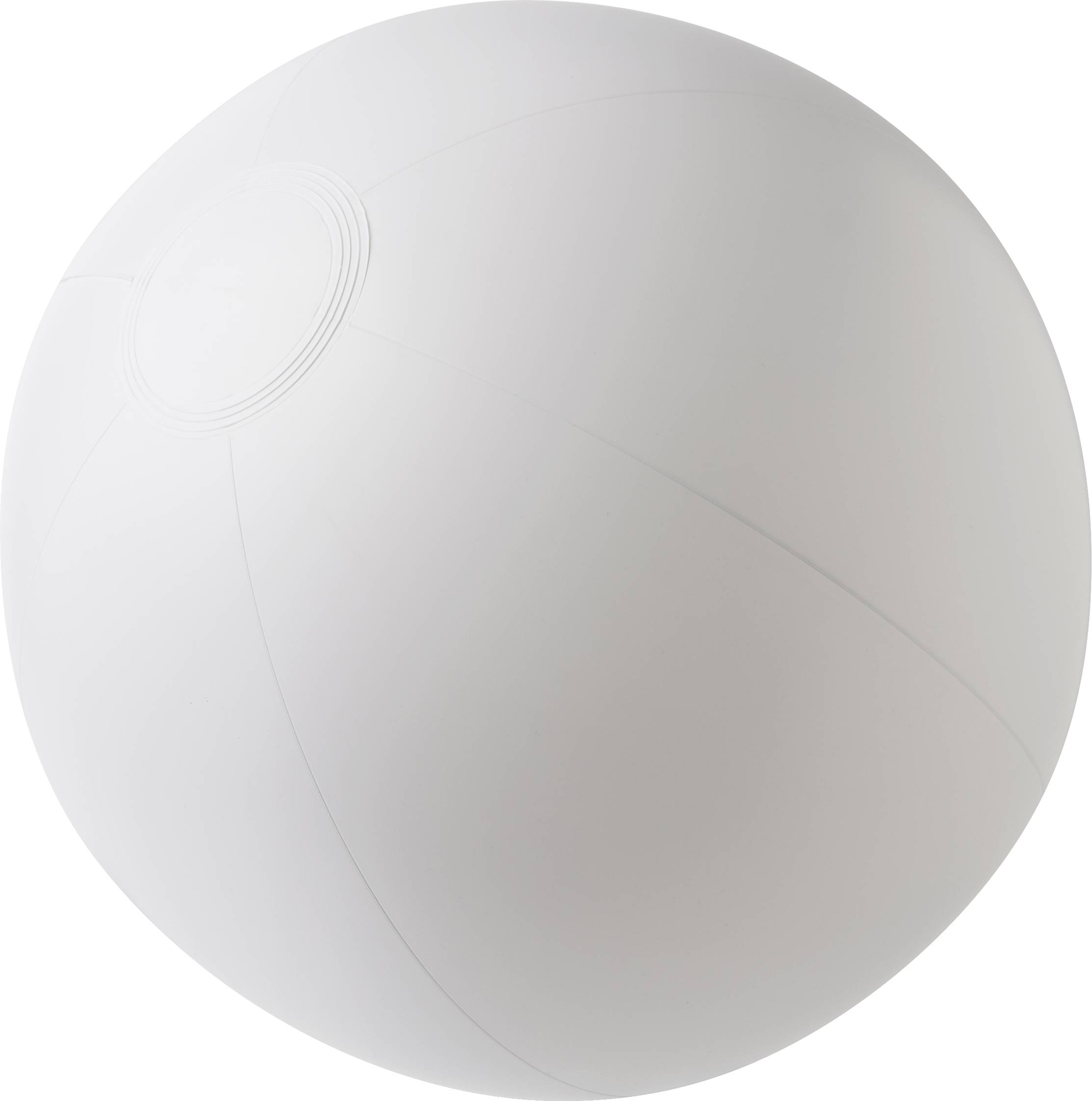 PVC inflatable beach ball., White (Inflatable beach equipment ...