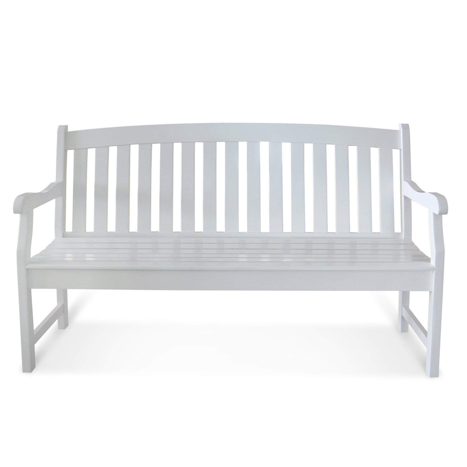 White bench photo