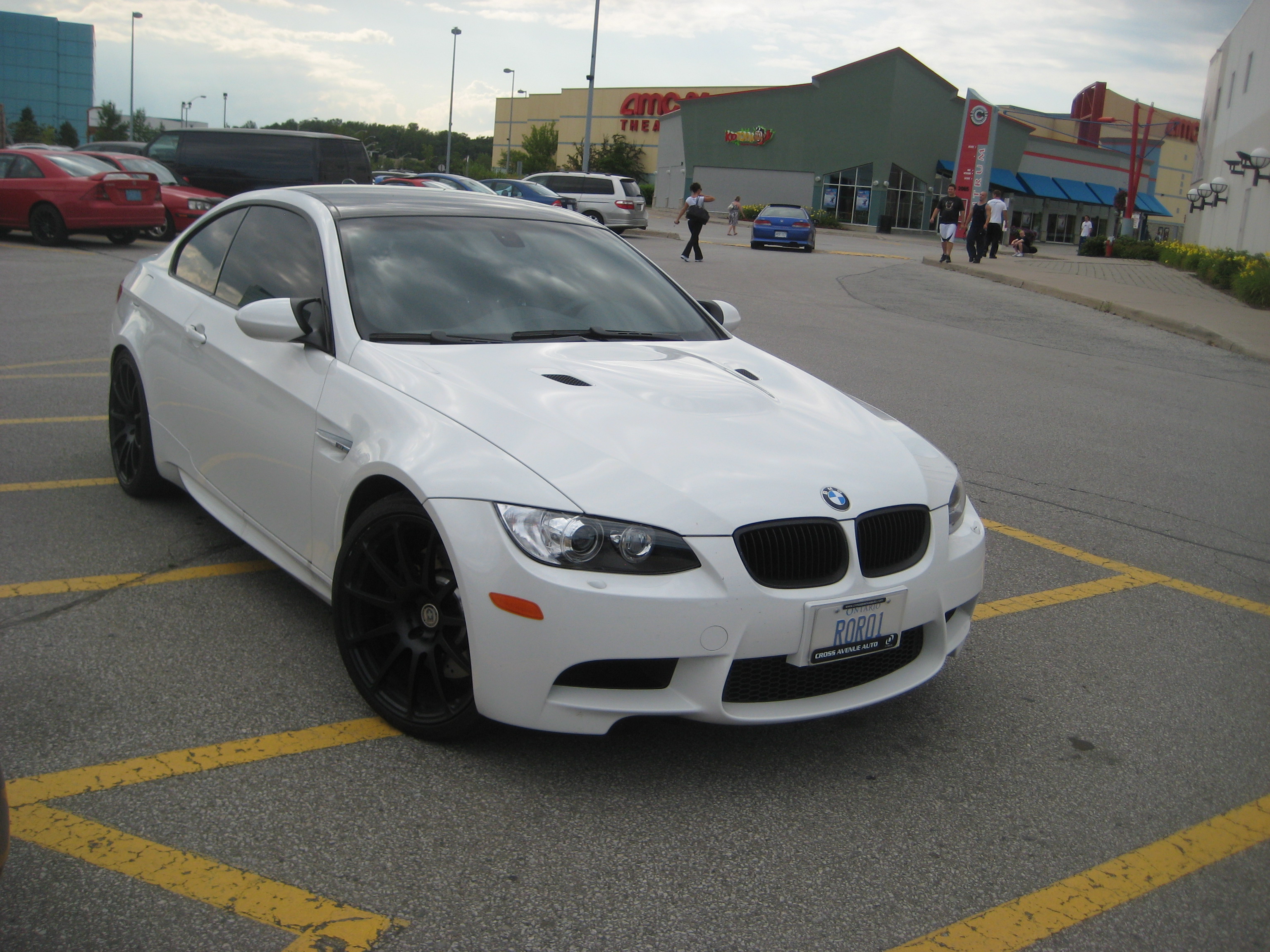 White BMW M3 Coupe with Black HRE rims - 3 | MadWhips