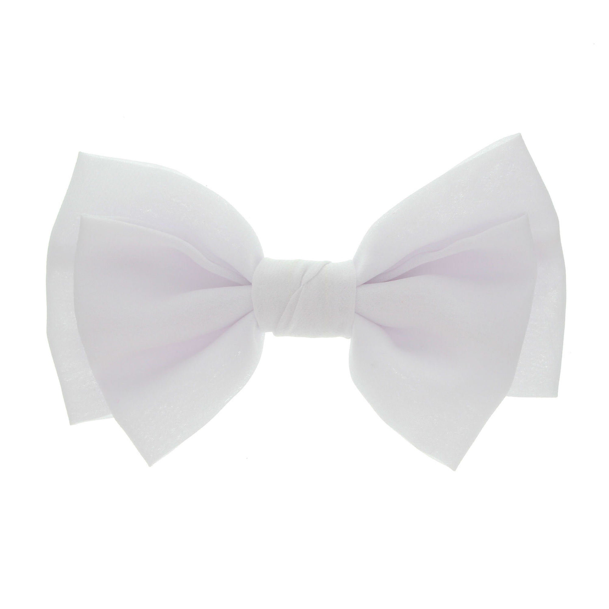 Large White Bow Hair Clip | Claire's