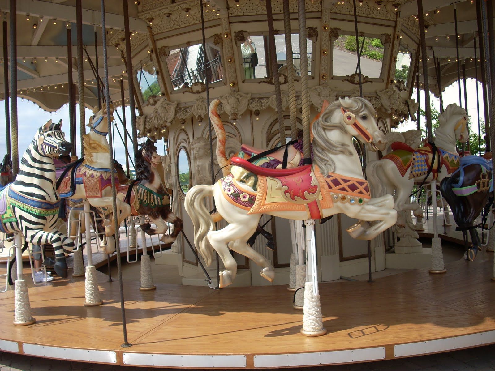 Carousel Painting | Numerous examples of the equine family ...