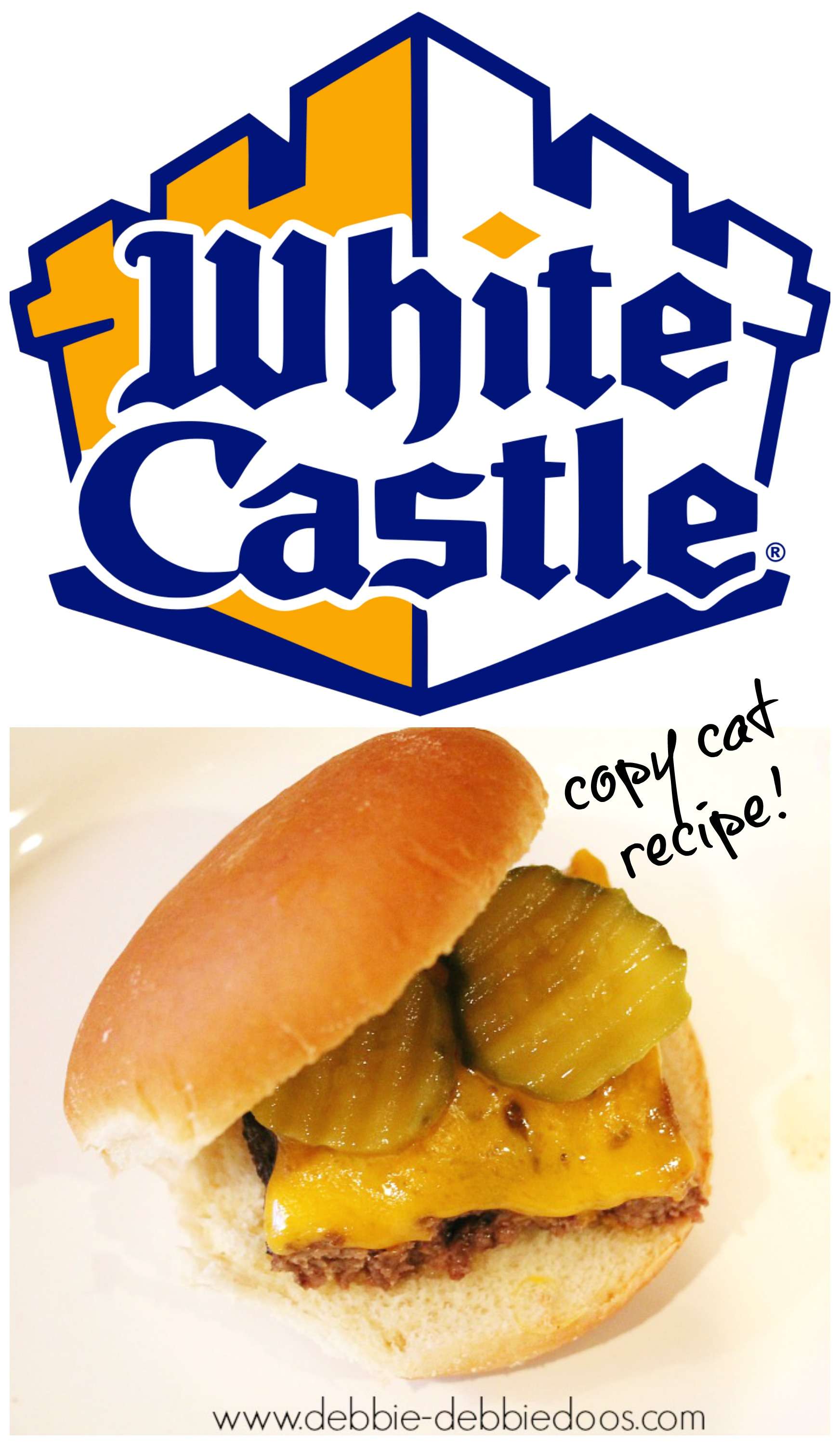 How to make White Castle burgers - Debbiedoos