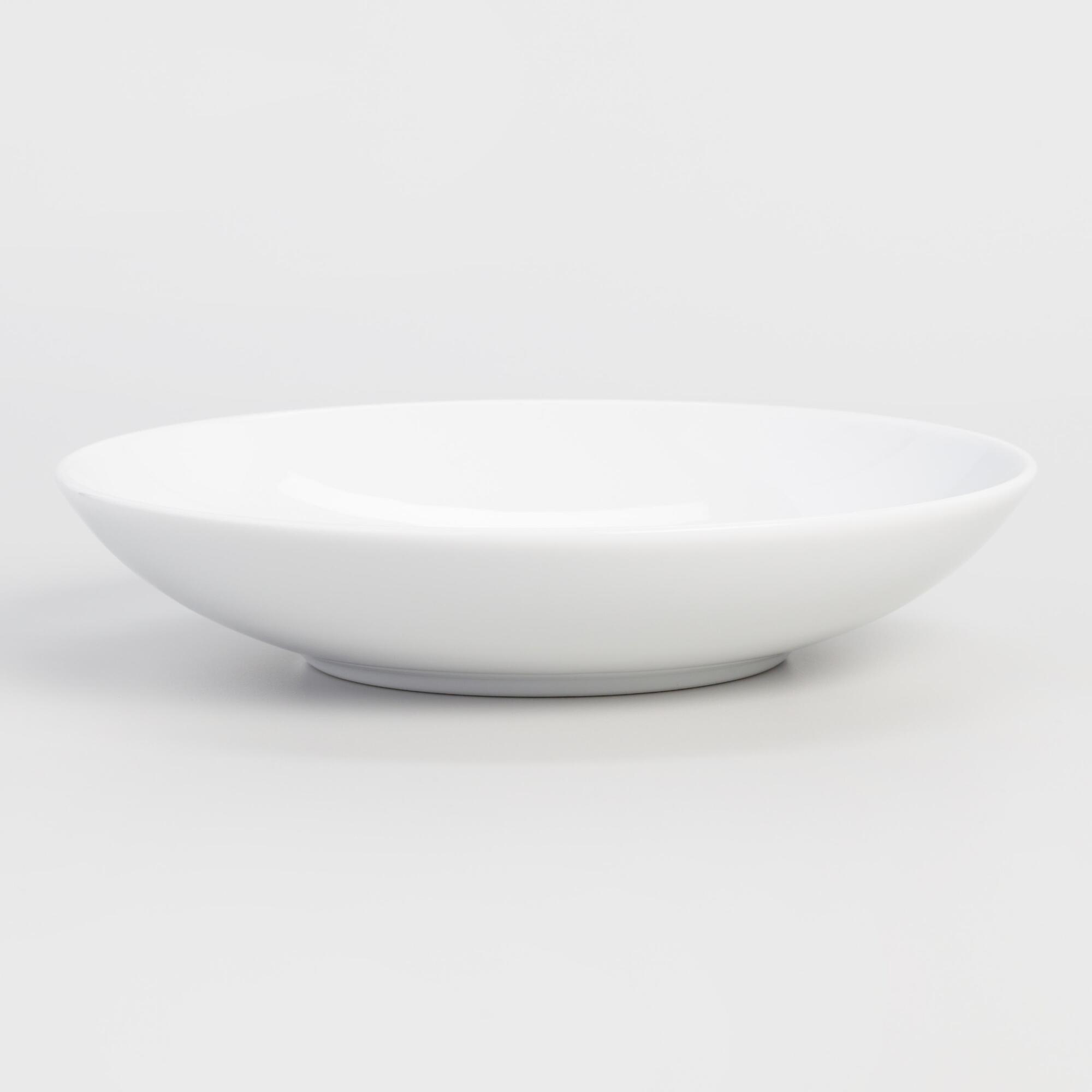 White Coupe Soup Bowls, set of 4 | World Market