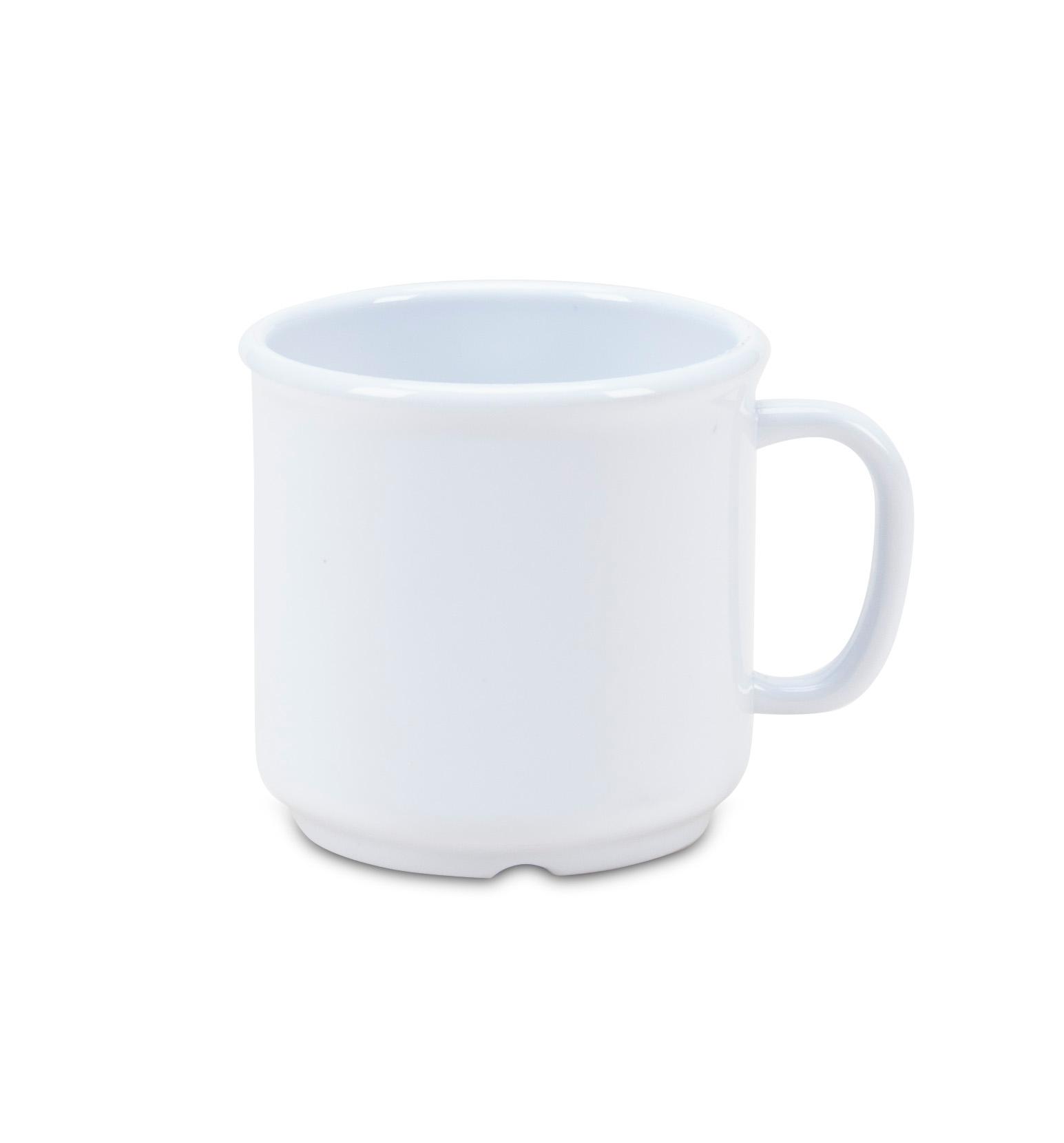Amazon.com | 6 Pack Set - SAN Plastic - Hot Beverage Mug, White - 10 ...